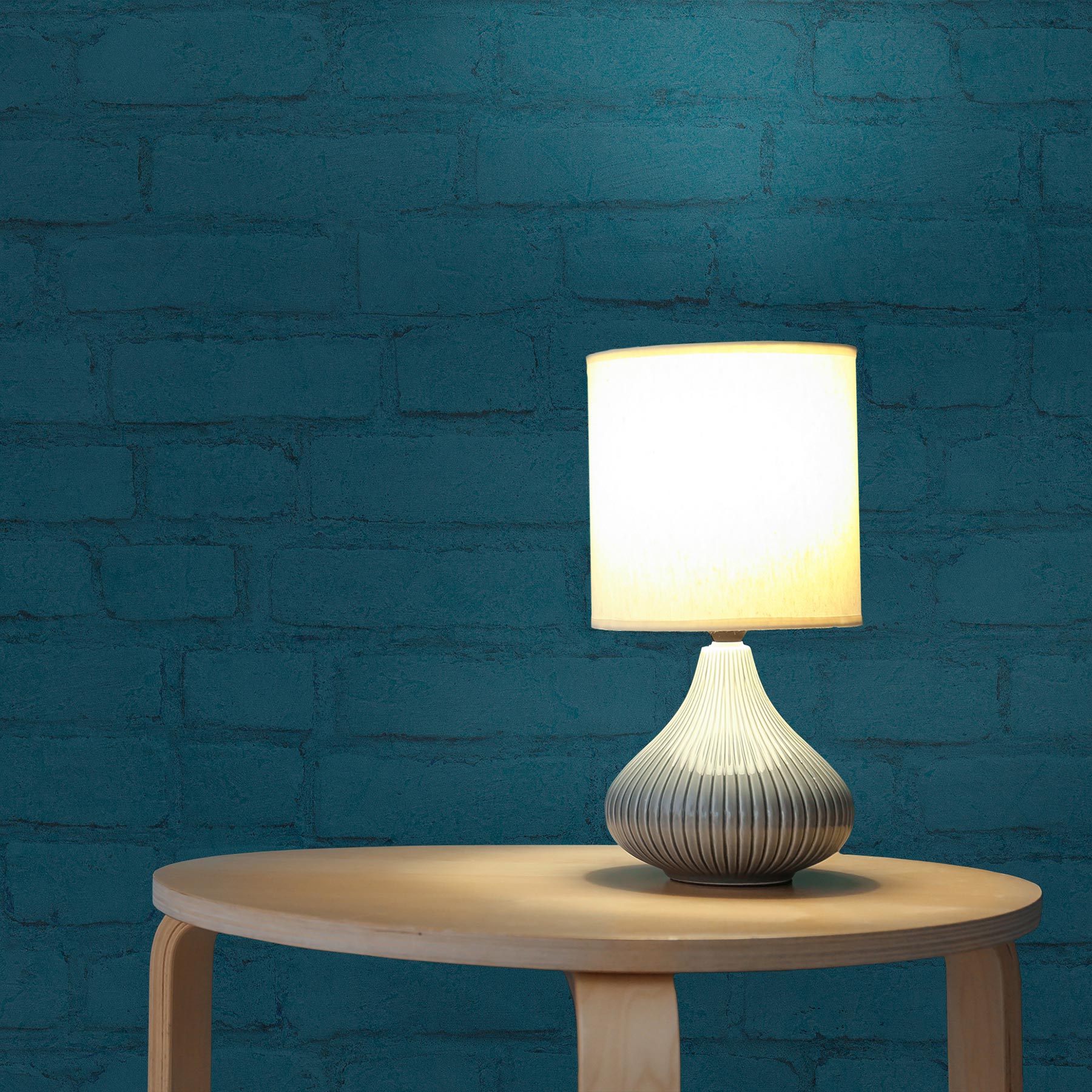 Tapete Stein Tilo M1-No.3068 | Vliestapete | Blau | Steinwand | Steinoptik
