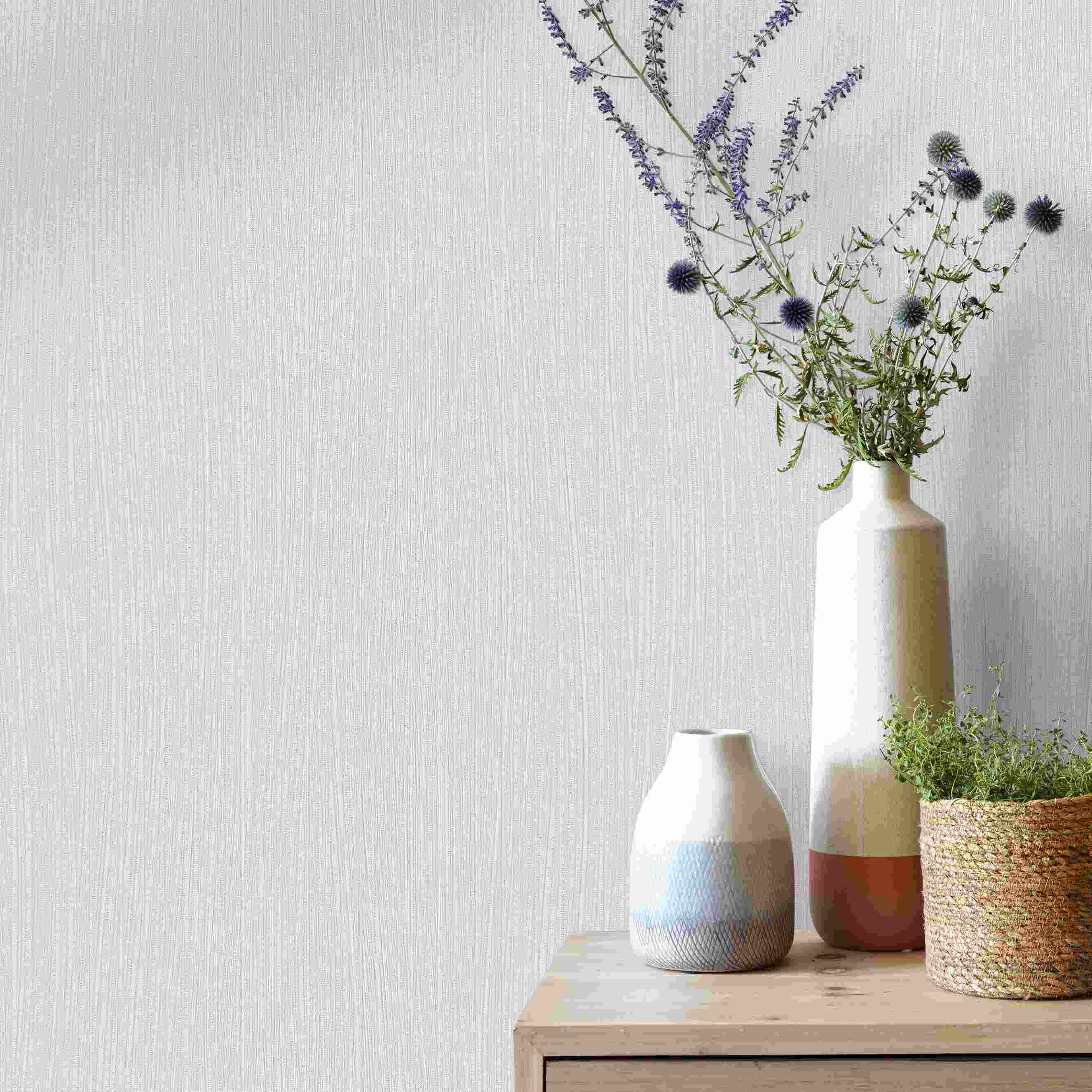 Erismann Fashion for Walls 3 | 1002831 | Vliestapete Einfarbig | 0.53 m x 10.05 m | Grau