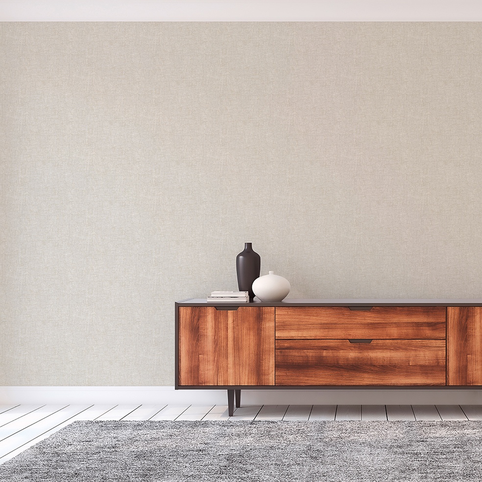 Tapete Ricco Stein M1-No.11114 Vlies Weiß Beige Tadessi 10.05 m x 0.53 m