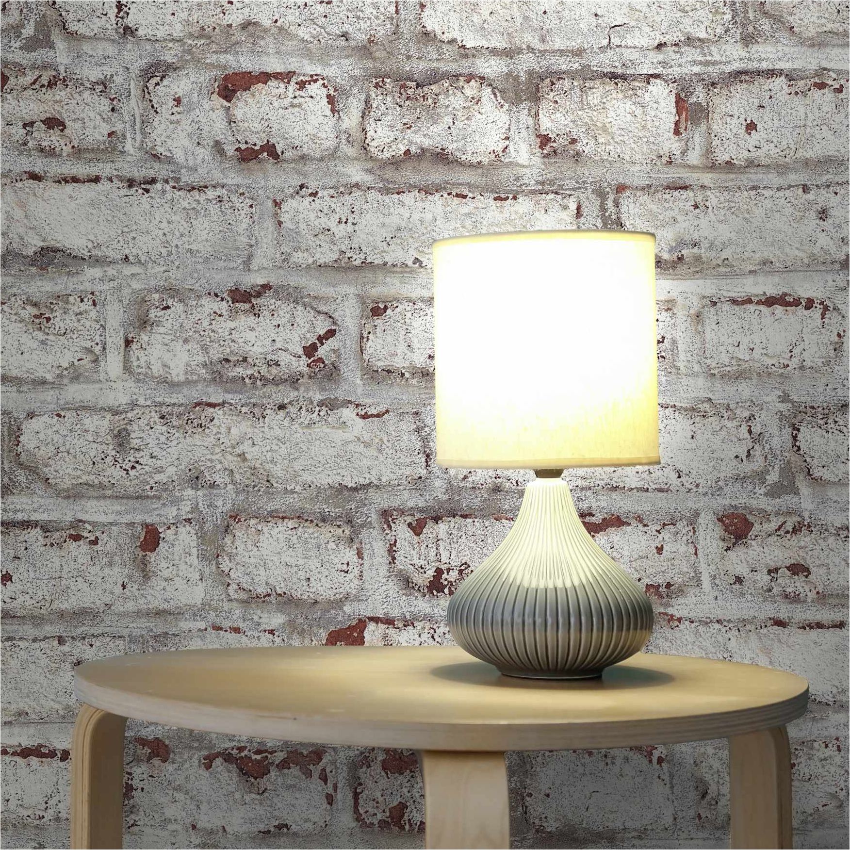 Tapete Steine M1-No.11400 | Vliestapete Stein-Optik | Weiß | Braun | Wohnzimmer | Schlafzimmer