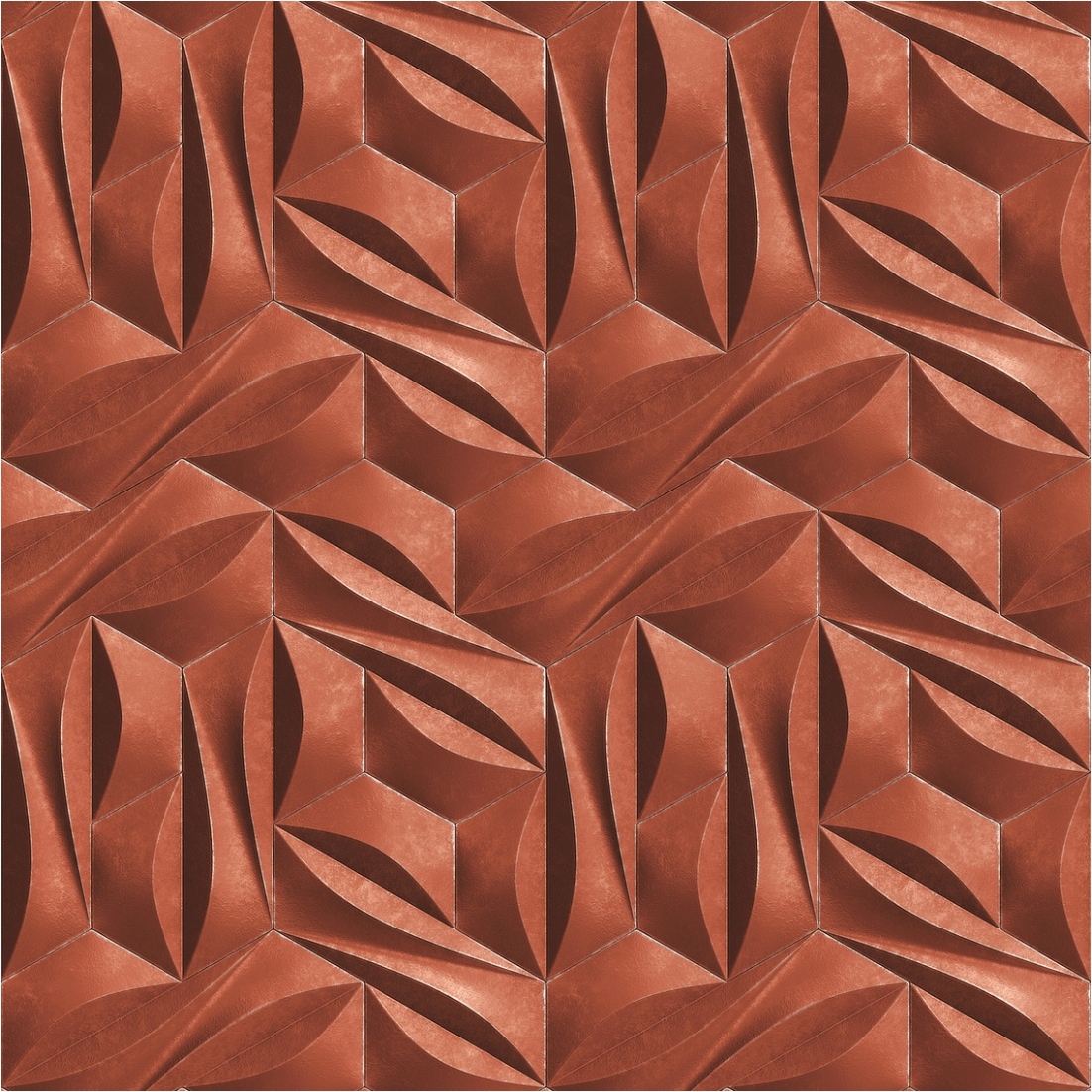 Tadessi Fototapete 3D M1-No.11580 Digitaldruck Tapete Rot Weiß - Grafik Wohnzimmer