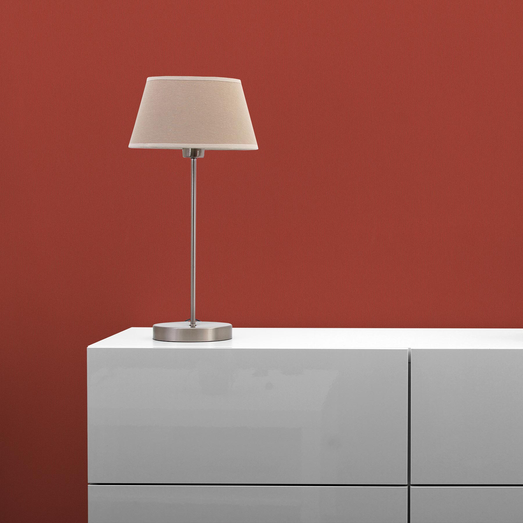 Tapete Uni M1-No.3820 | Vliestapete | Rot | Tapete Einfarbig | Unitapete