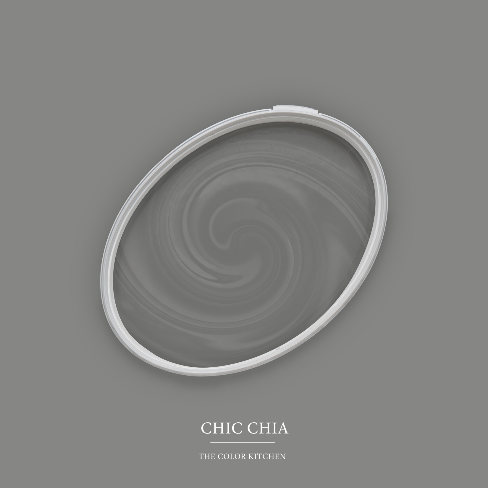 Wandfarbe Grau TCK1006 | Chic Chia | Matte Innendispersion | Hohe Deckkraft