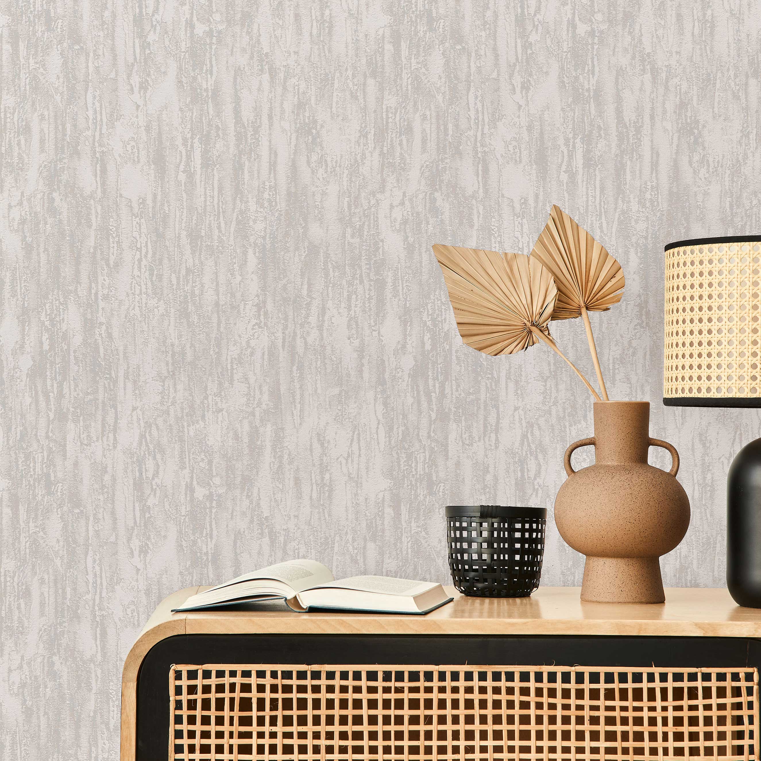 Tapete Beton Aurelio M2-No.183 | Vliestapete Betonoptik | Taupe | Industrial Stil | Betontapete