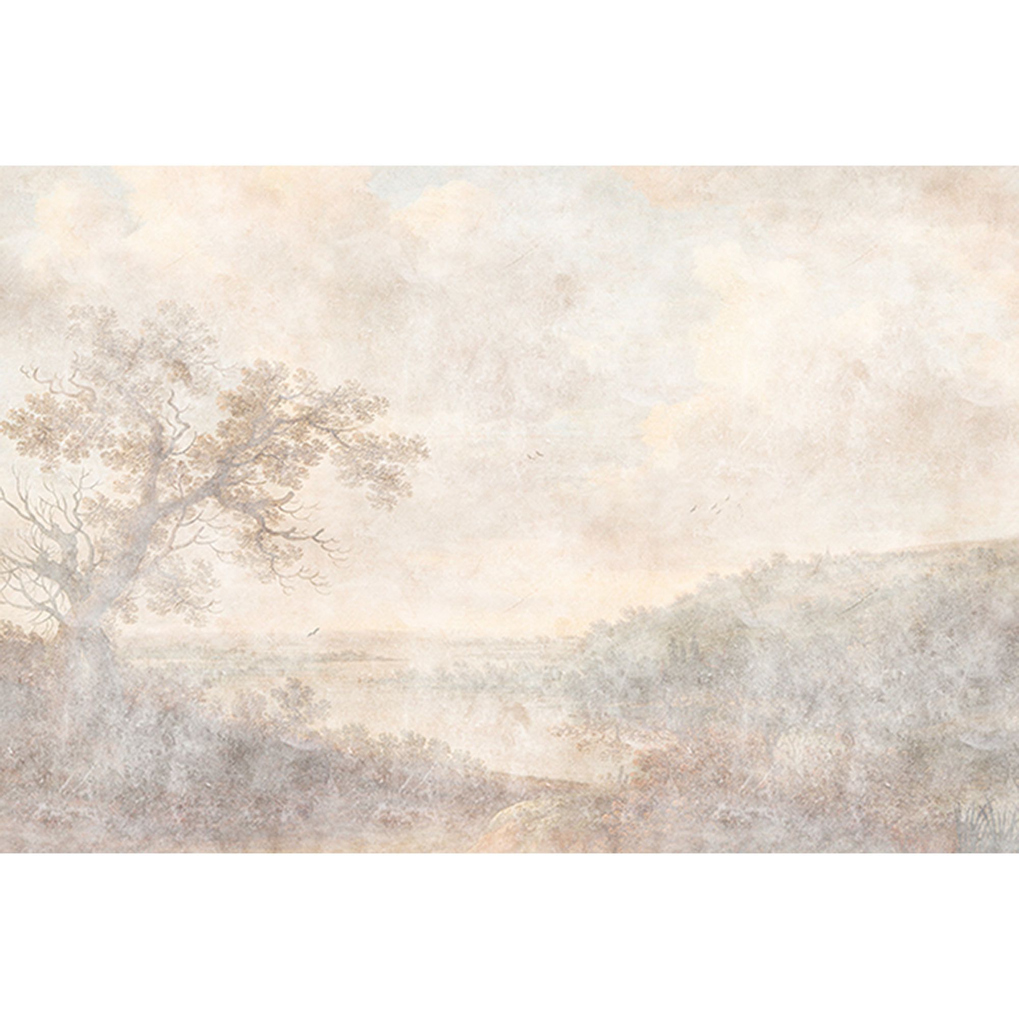 Fototapete Wald M1-No.61173 | Digitaldruck | Beige | Grau | Natur | Landschaft