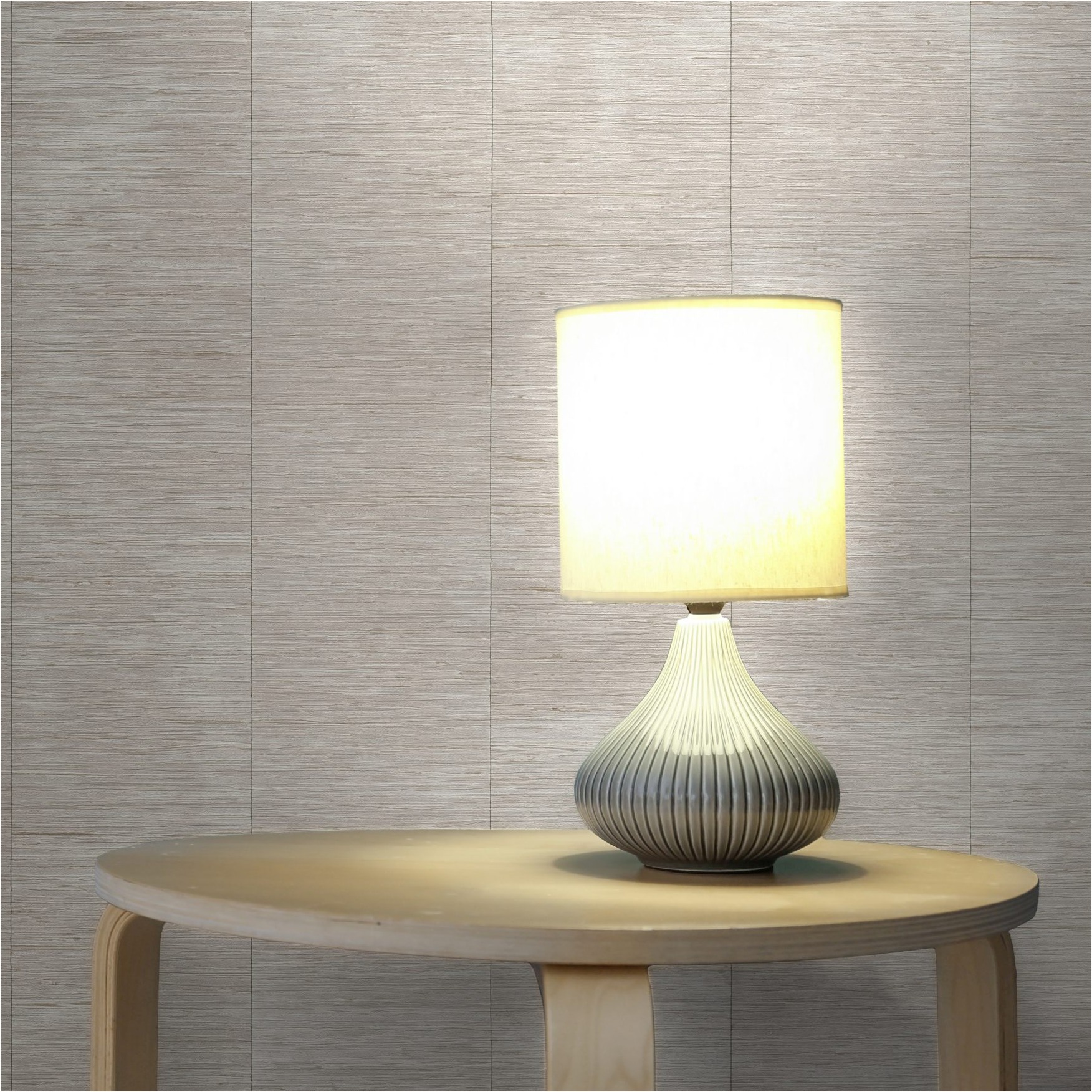 Tapete Streifen M1-No.11945 | Vliestapete Struktur | Beige | Grau | Wohnzimmer | Schlafzimmer