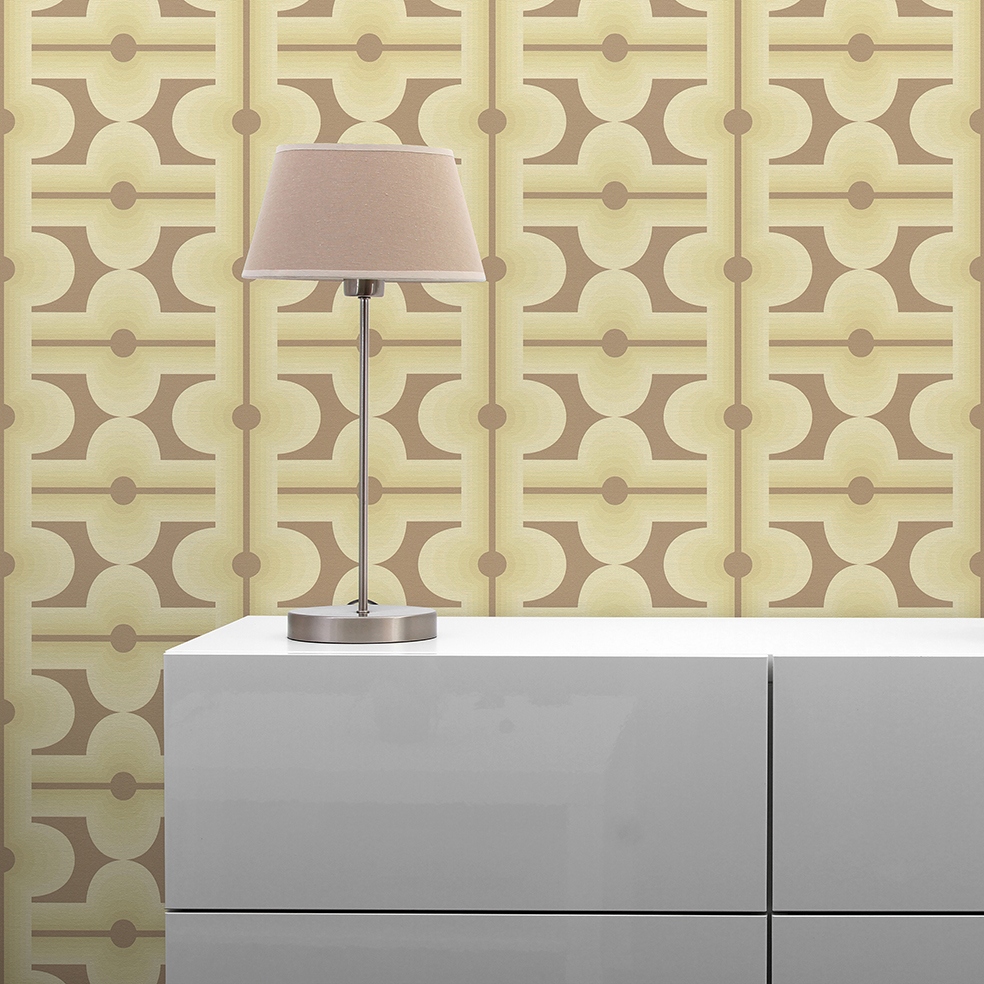 Tapete Mauro Grafik M1-No.10915 Vlies Braun Grün Tadessi 8.50 m x 0.53 m