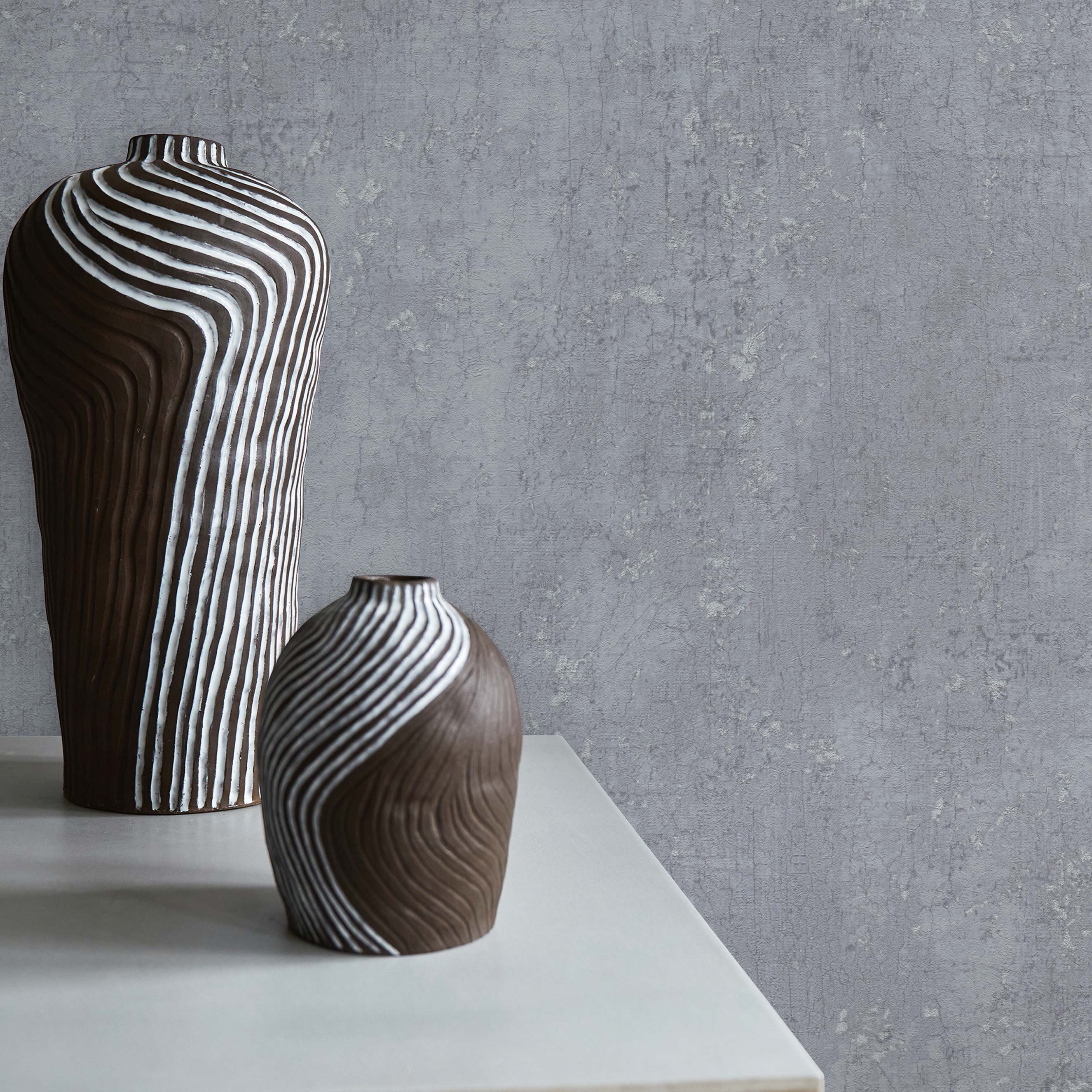 Tapete Beton Mio M1-No.584 | Vliestapete | Dunkelgrau | Betonoptik | Betonwand | Modern