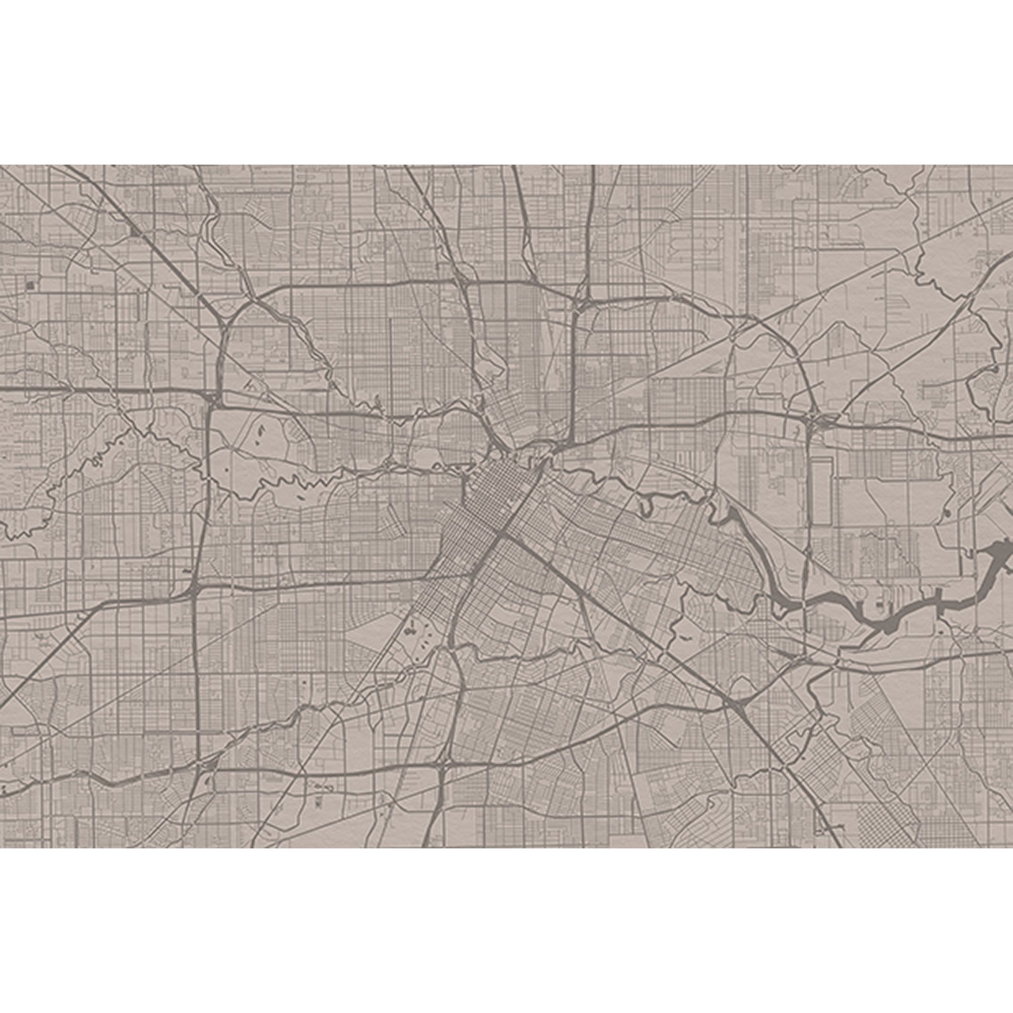 Fototapete Stadt M1-No.60629 | Digitaldruck | Grau | Stadtplan