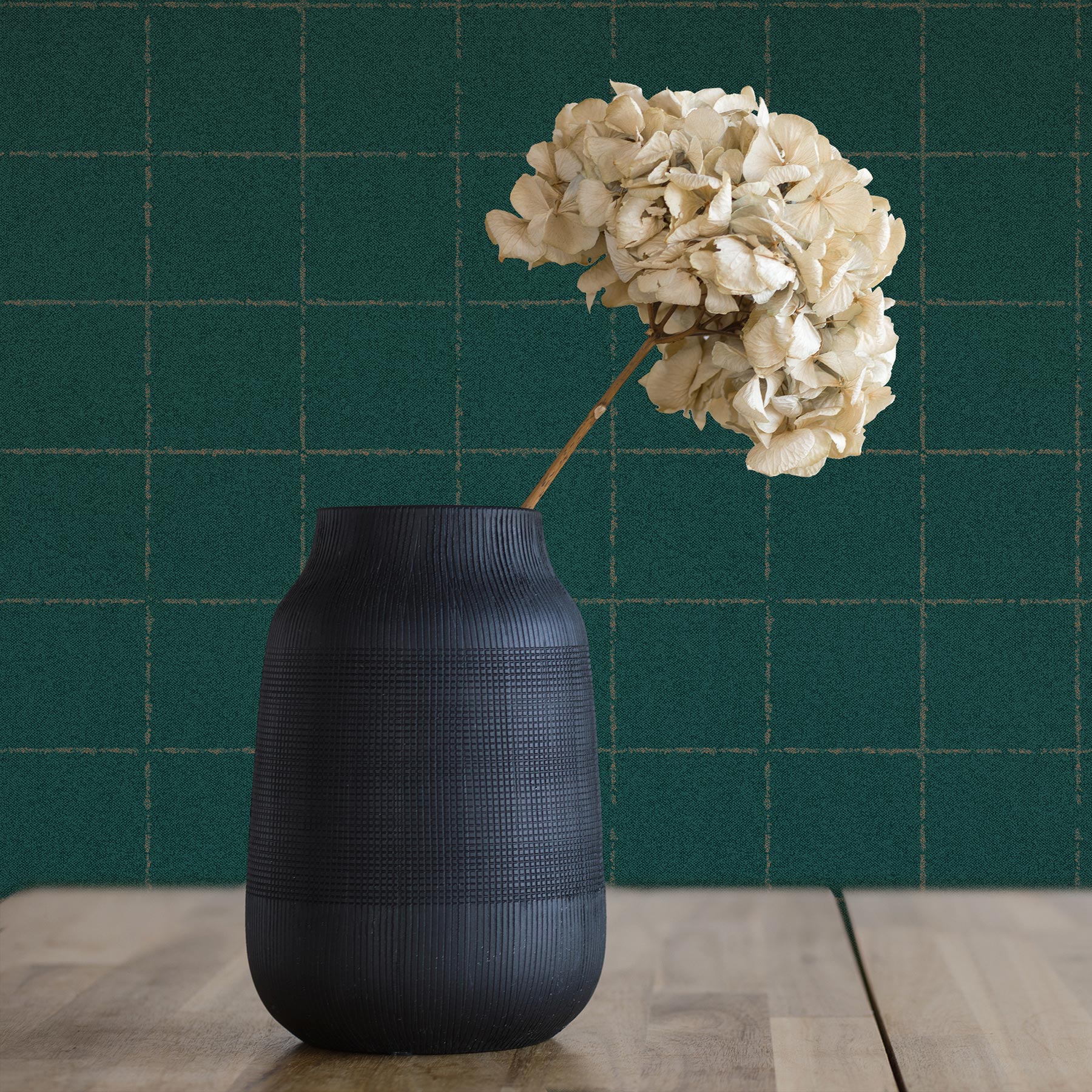 Tapete Fliesen Mosaik Mauri M1-No.3160 | Vliestapete | Grün | Fliesenoptik