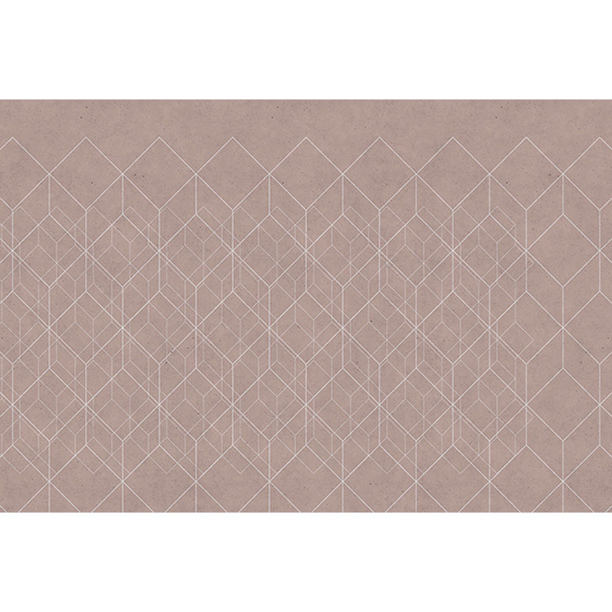 Tadessi Fototapete Abstrakt M1-No.60653 Digitaldruck Tapete Beige Weiß - Geometrisch