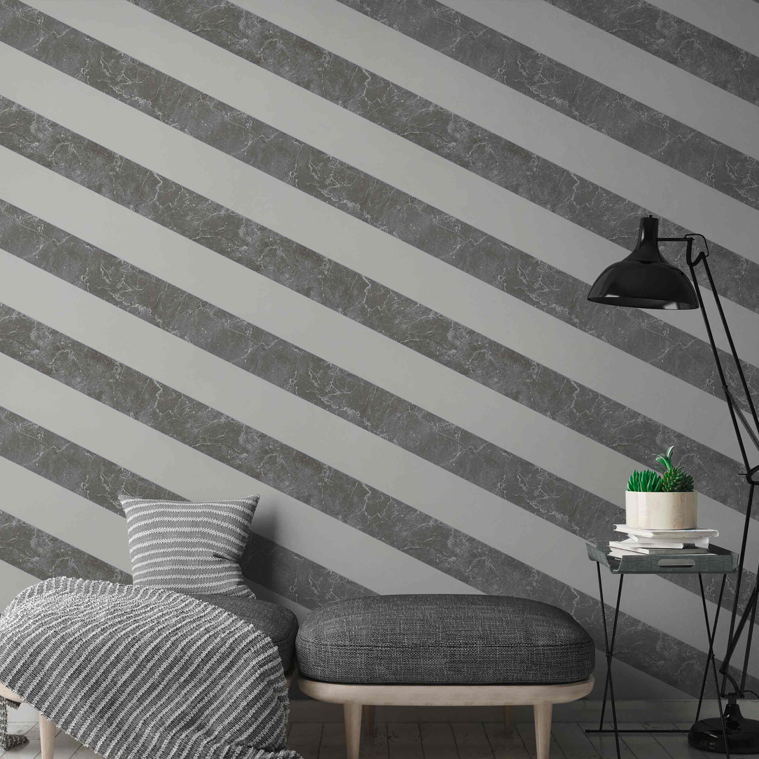 Designer Michalsky 4 Change is good | No. 10049 | Vliestapete Steinoptik | 0.53 m x 10.05 m | Grau
