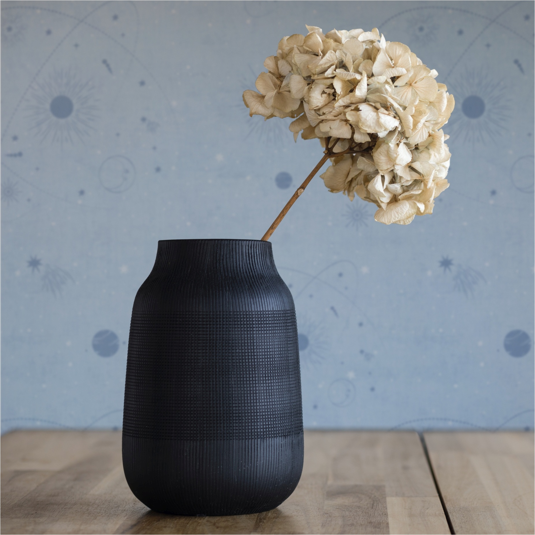 Tapete Weltall M1-No.11891 | Vliestapete Sterne | Blau | Weiß | Kinderzimmer | Wohnzimmer | Küche