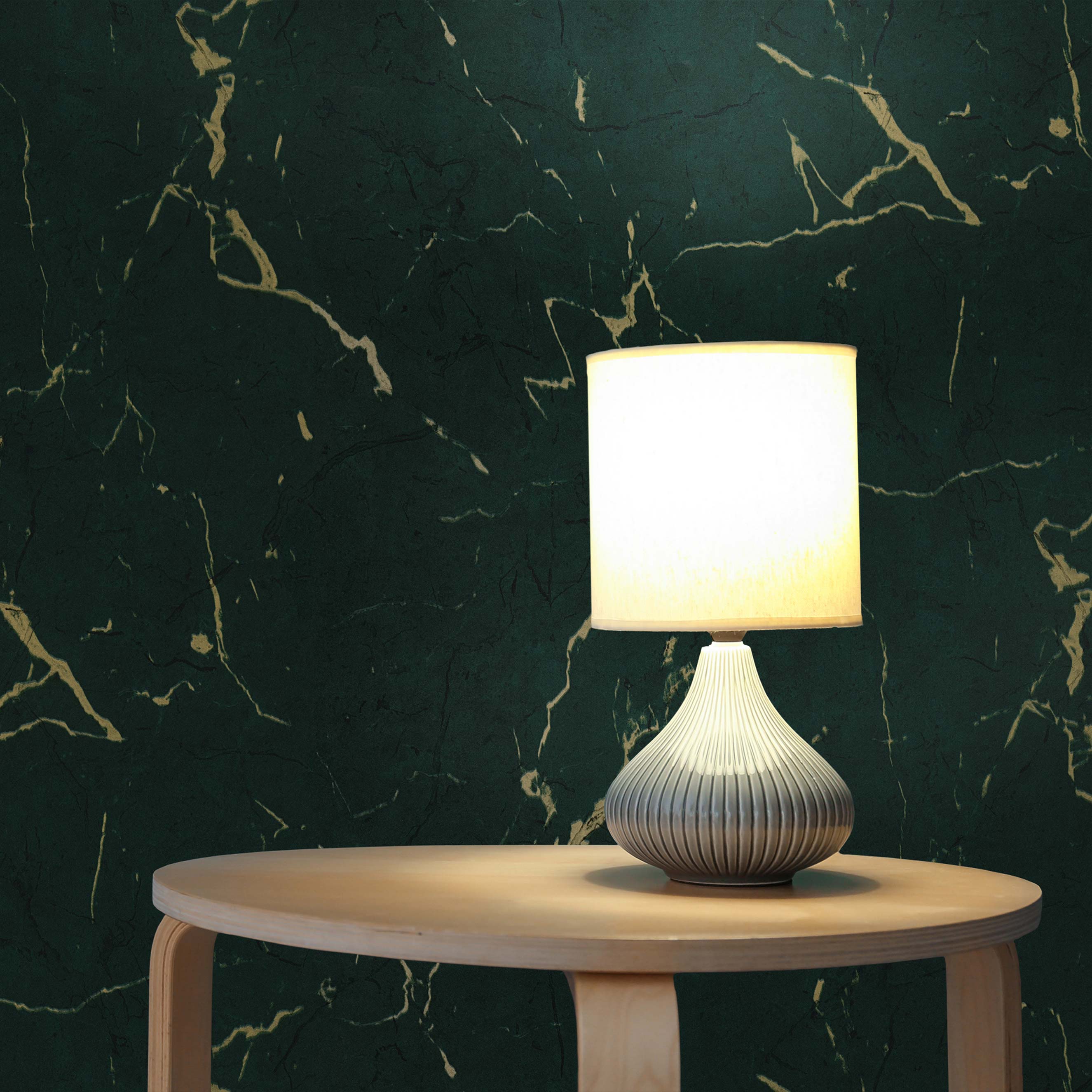 Tapete Marmoroptik Rachele M1-No.602 | Vliestapete | Grün | Gold | Modern