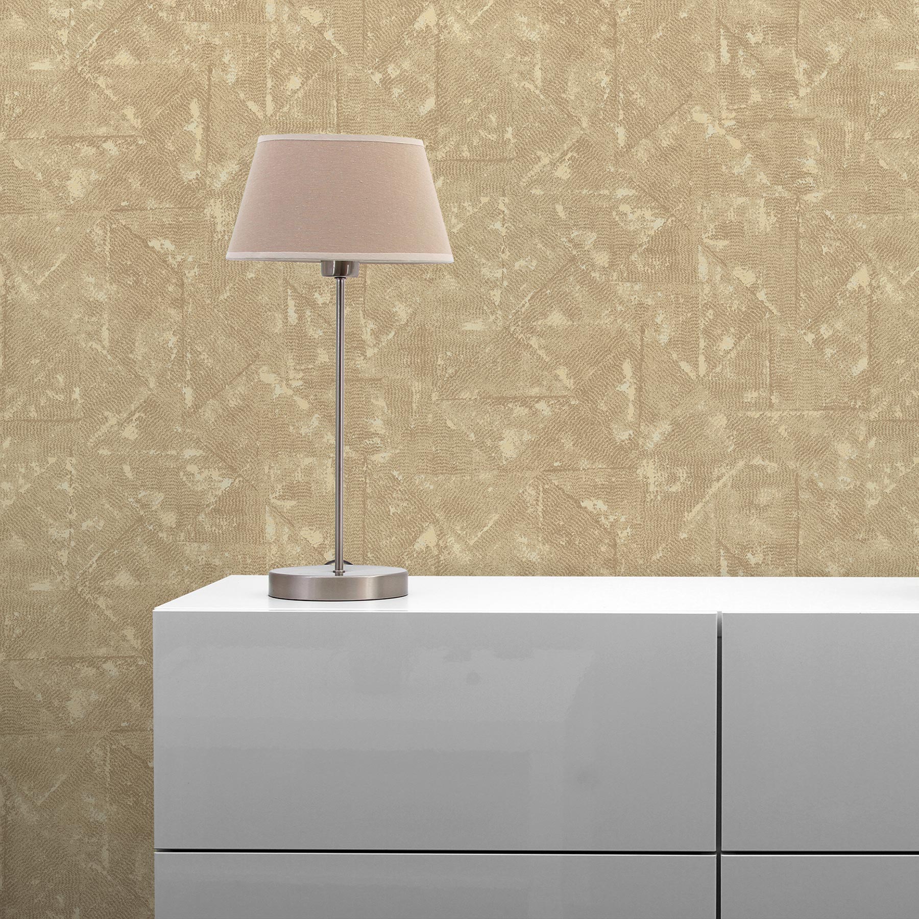 Tapete Grafik Carlo M1-No.2832 | Vliestapete | Beige | Braun | Geometrisch | Abstrakt