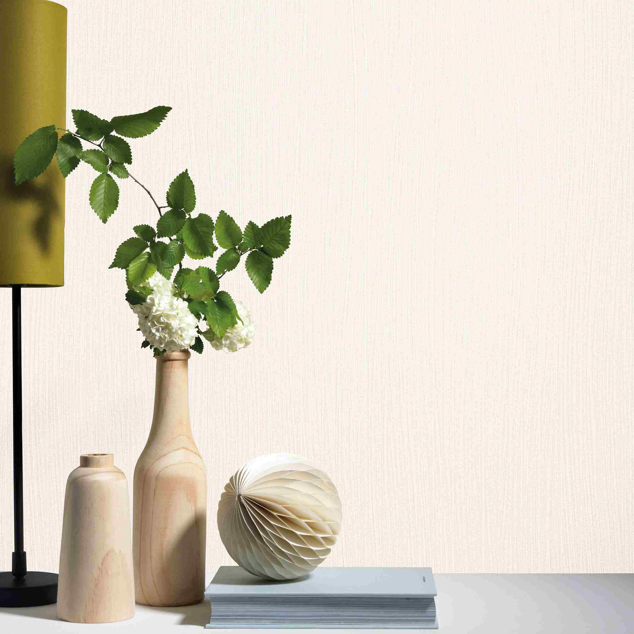 Erismann Fashion for Walls 3 | 1002814 | Vliestapete Einfarbig | 0.53 m x 10.05 m | Creme