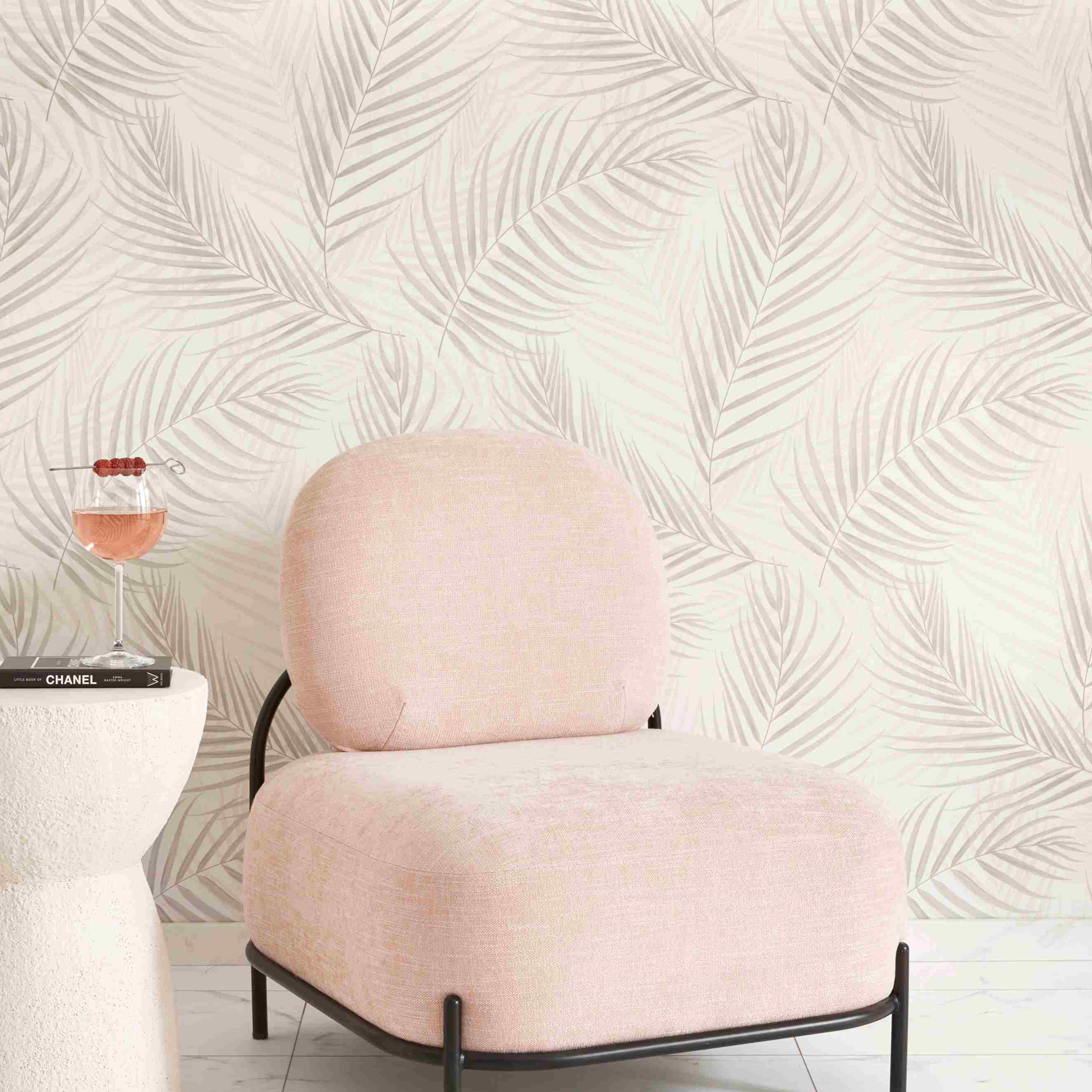 Erismann Fashion for Walls 3 | 1022137 | Vliestapete Blumenoptik | 0.53 m x 10.05 m | Taupe