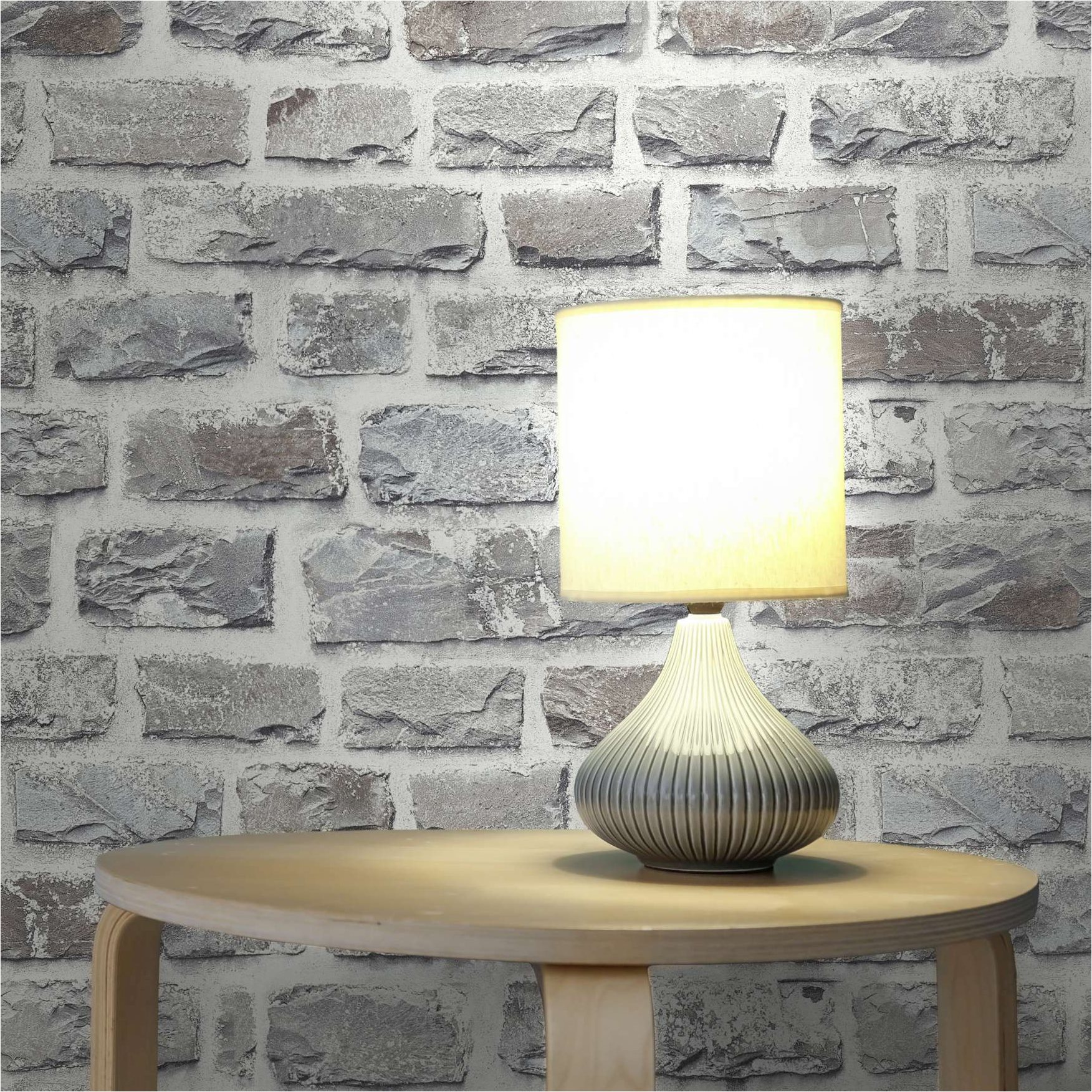 Tapete Steine M1-No.11396 | Vliestapete Stein-Optik | Grau | Bunt | Wohnzimmer | Schlafzimmer