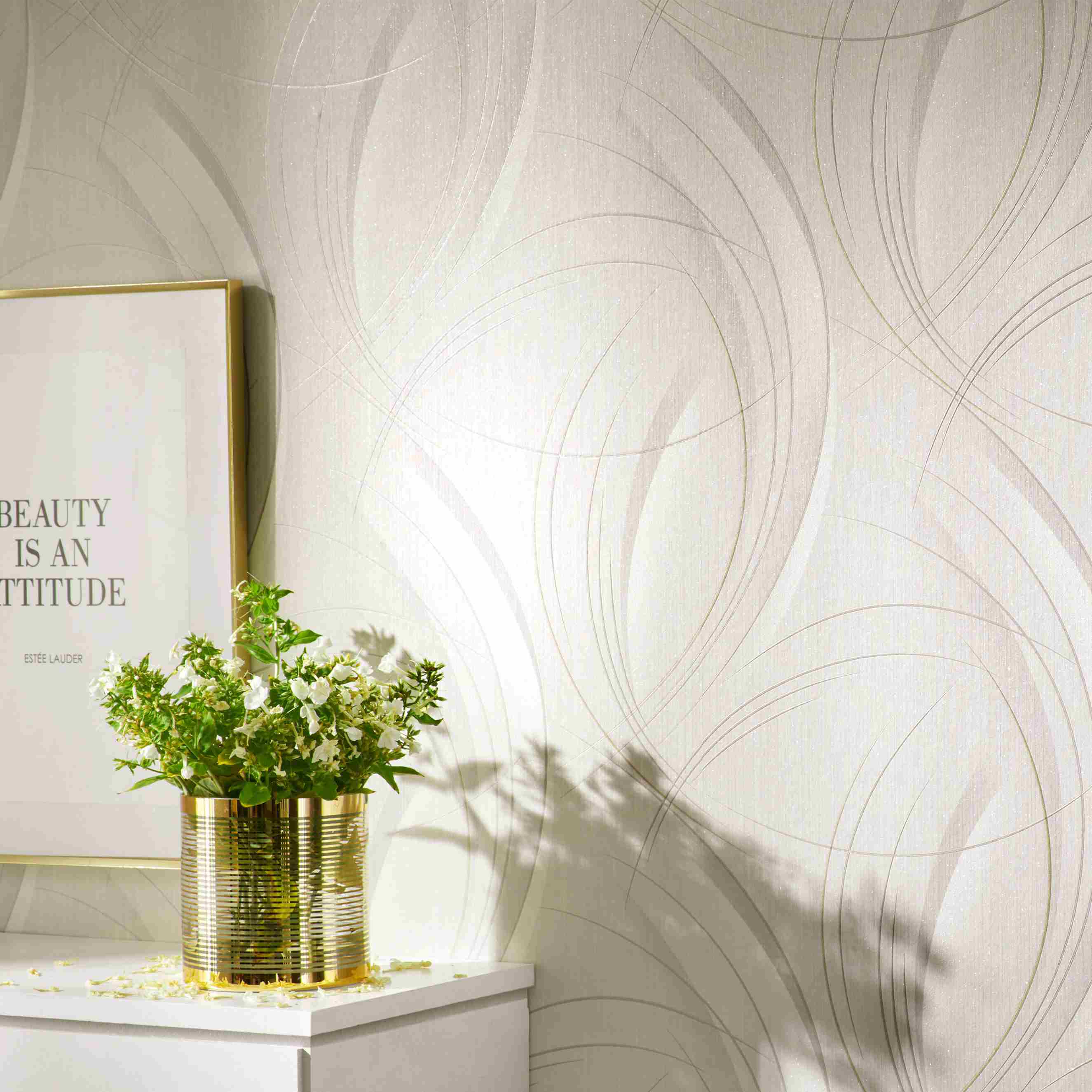 Erismann Fashion for Walls 3 | 1021831 | Vliestapete 3D Optik | 0.53 m x 10.05 m | Grau