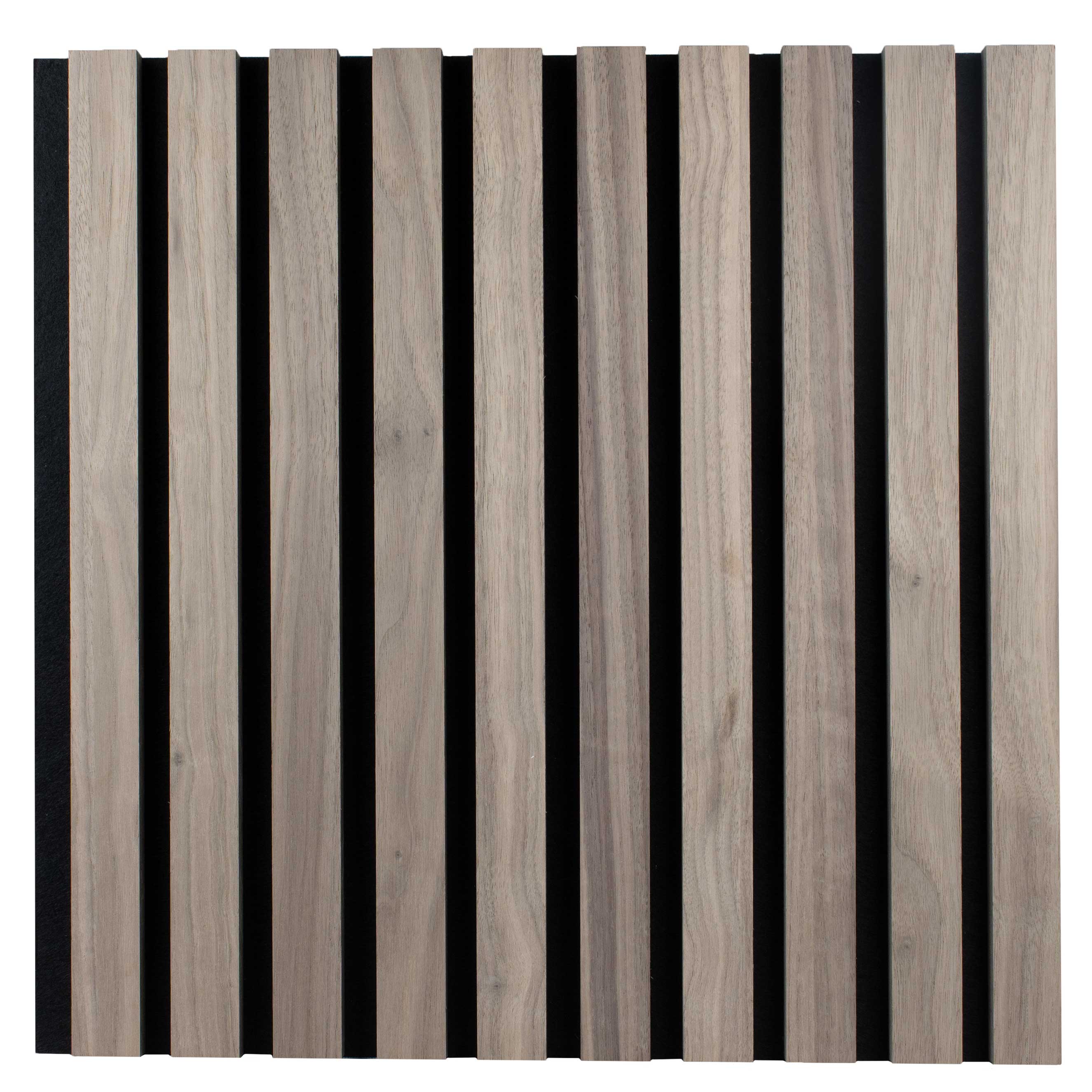 PROVISTON Akustik Wandpaneel 400 x 400 x 21 mm | Walnuss MDF Akustik 3D Paneele