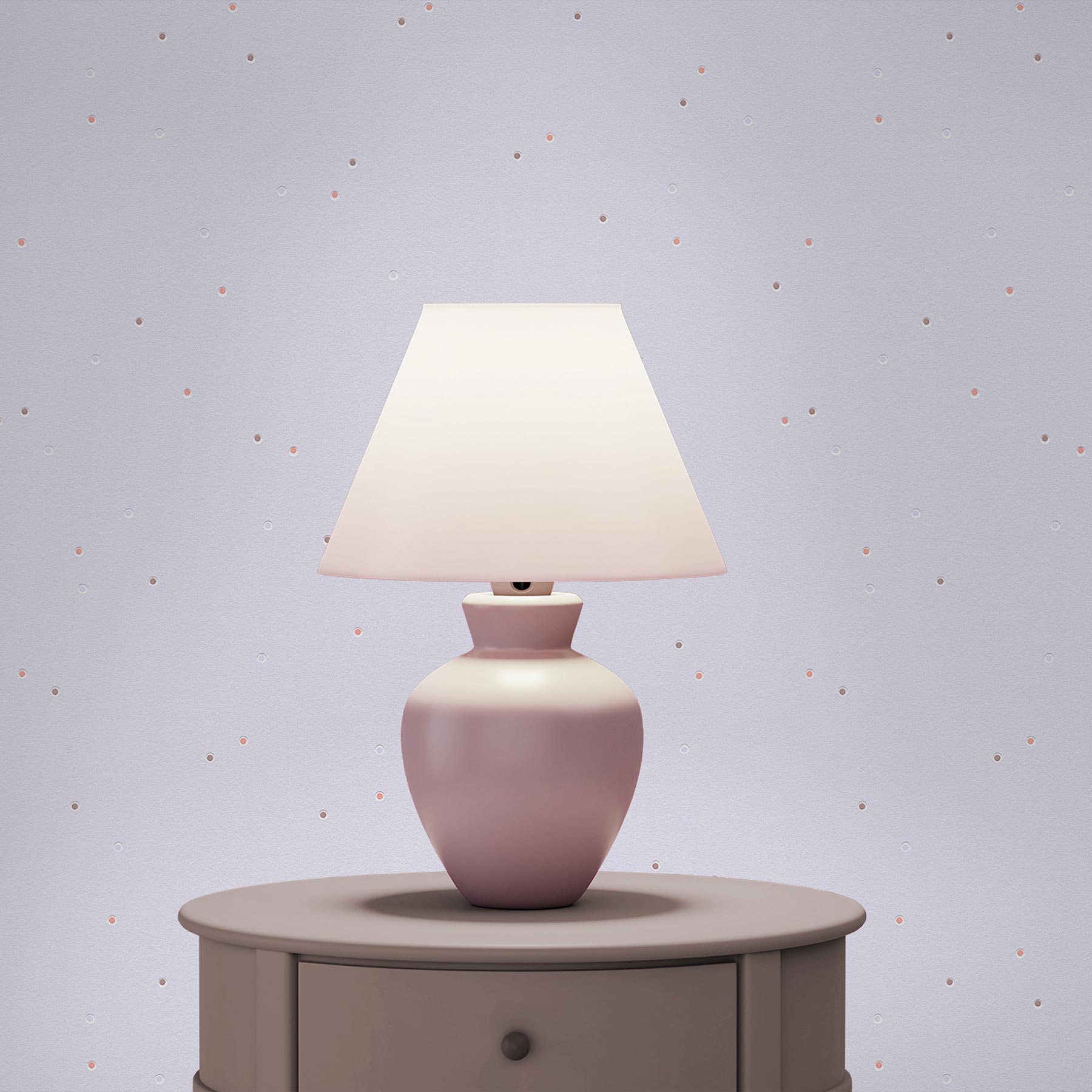 Tapete Punkte Kreise Carmela M1-No.2010 Vliestapete Blau Geometrisch Punktetapete