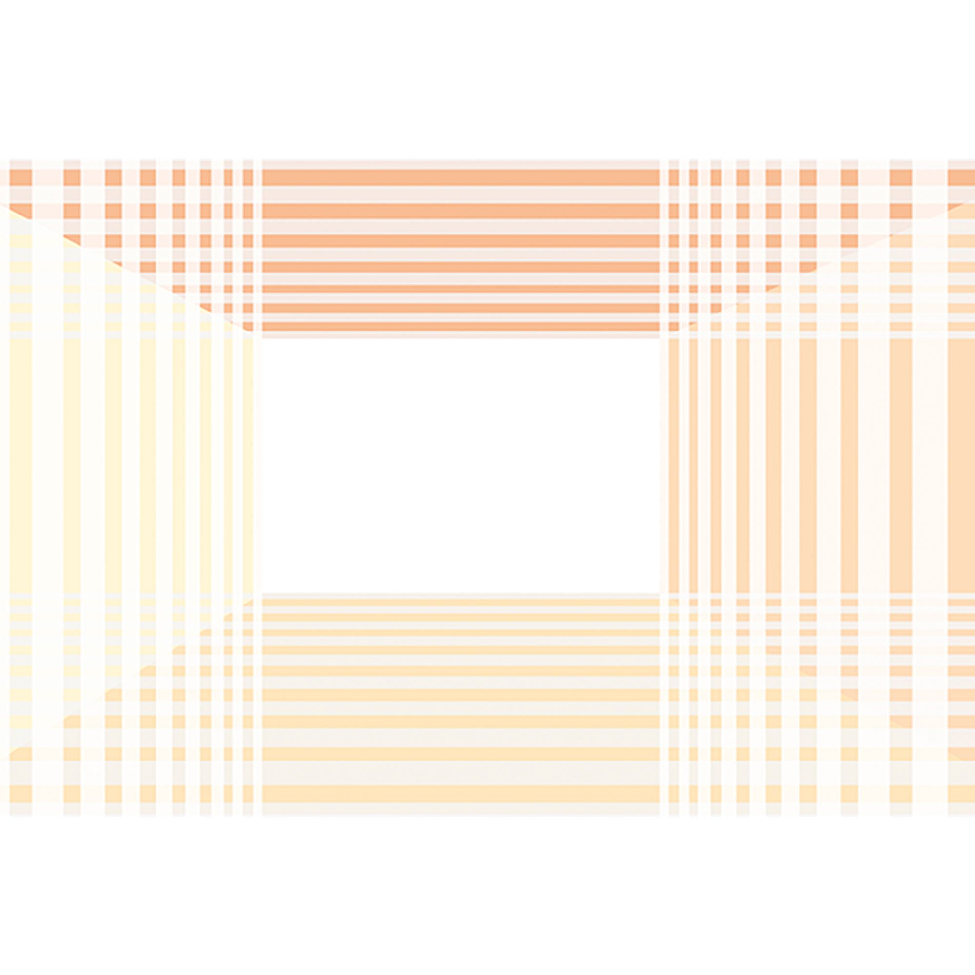 Tadessi Fototapete 3D M1-No.60270 Digitaldruck Tapete Orange Weiß - Modern Grafisch