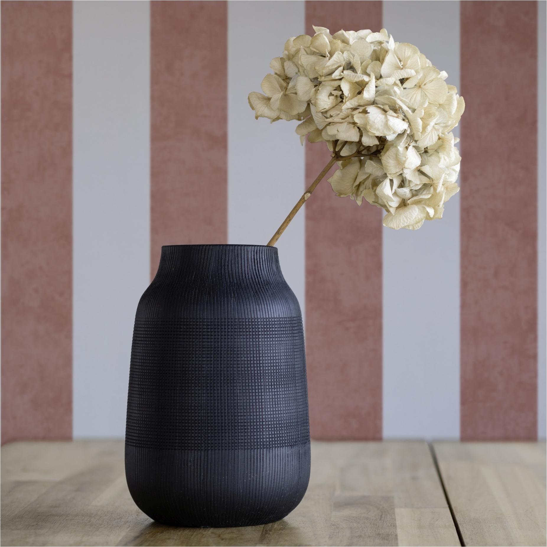 Tapete Streifen M1-No.11887 | Vliestapete Kinderzimmer | Creme | Rot | Wohnzimmer | Schlafzimmer