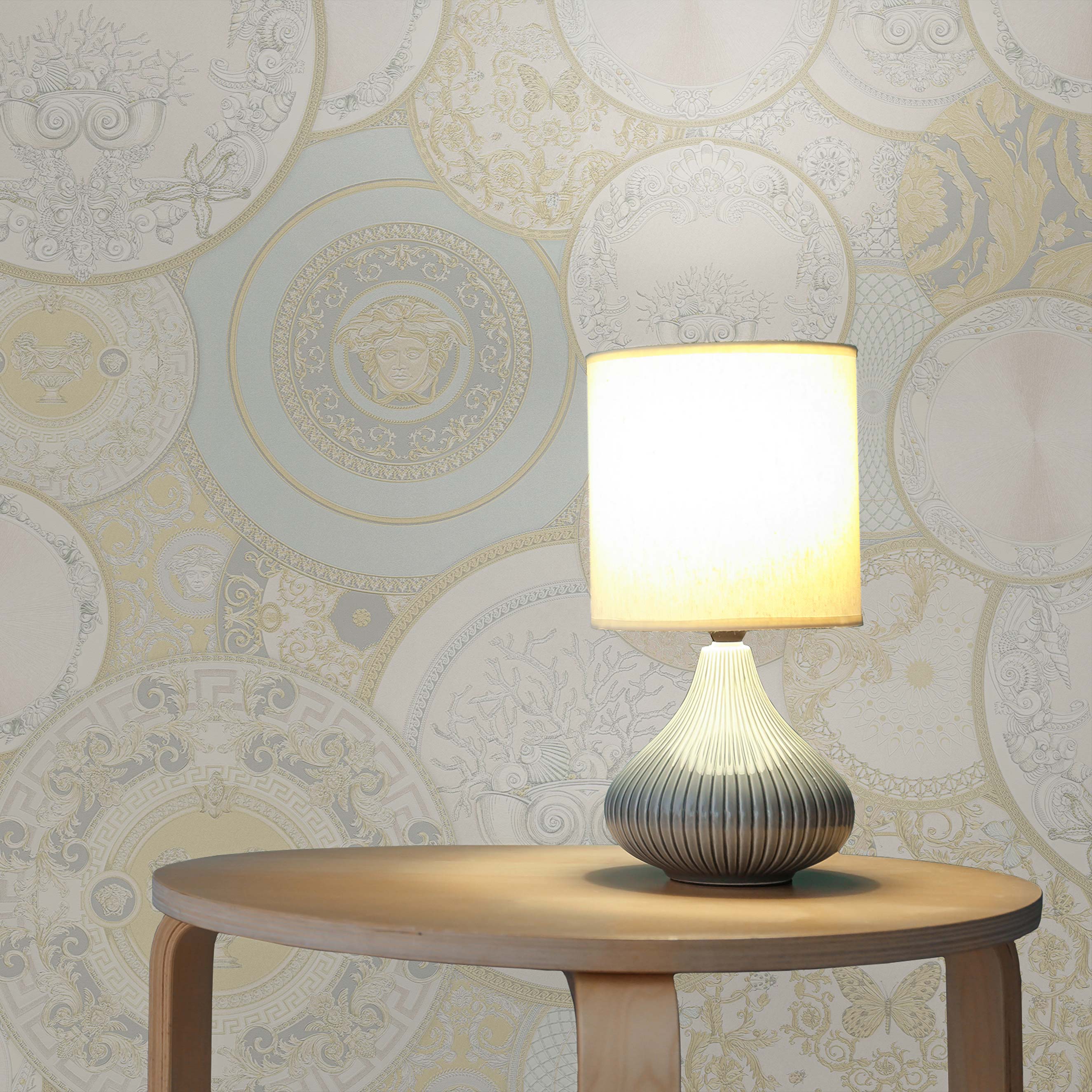 Tapete Barock Raffaele M1-No.92 | Vliestapete | Gold | Silber | Designertapete