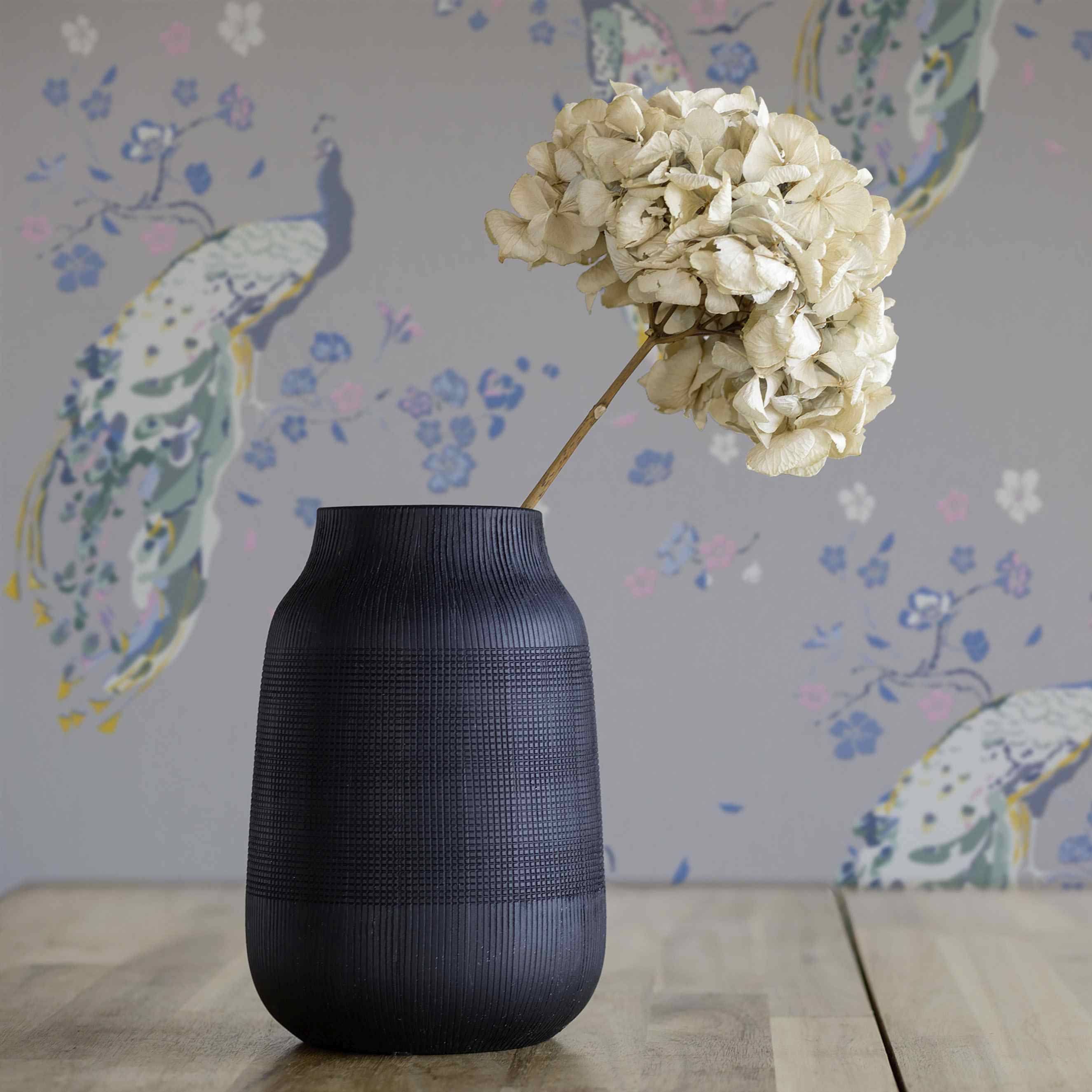 Tapete Maria Tiere M1-No.4119 Vlies Grau Blau Vogel Tadessi 10.05 x 0.53 m