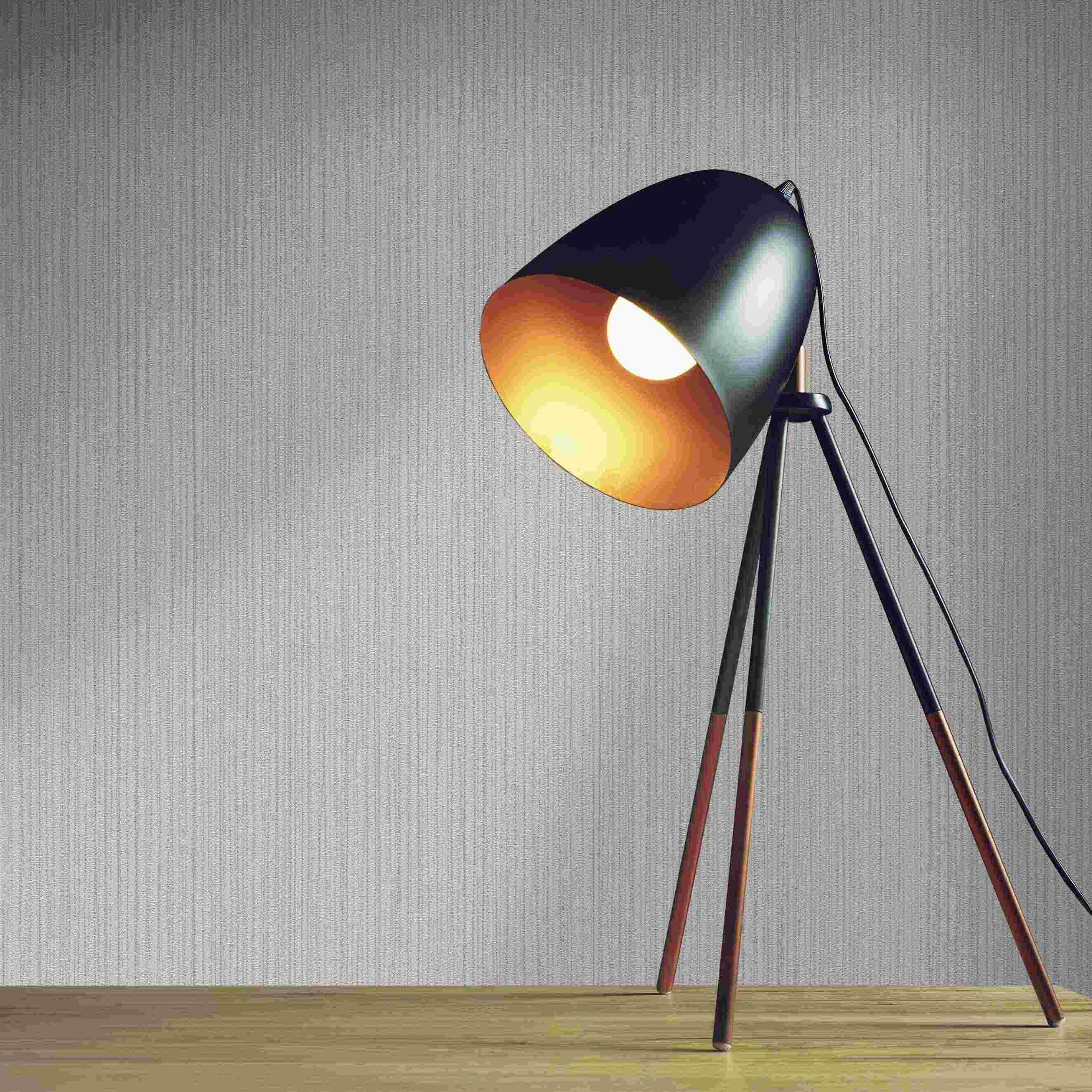 Tapete Uni M1-No.4021 Vlies Grau Silber Uni Tadessi 10.05 x 0.53 m