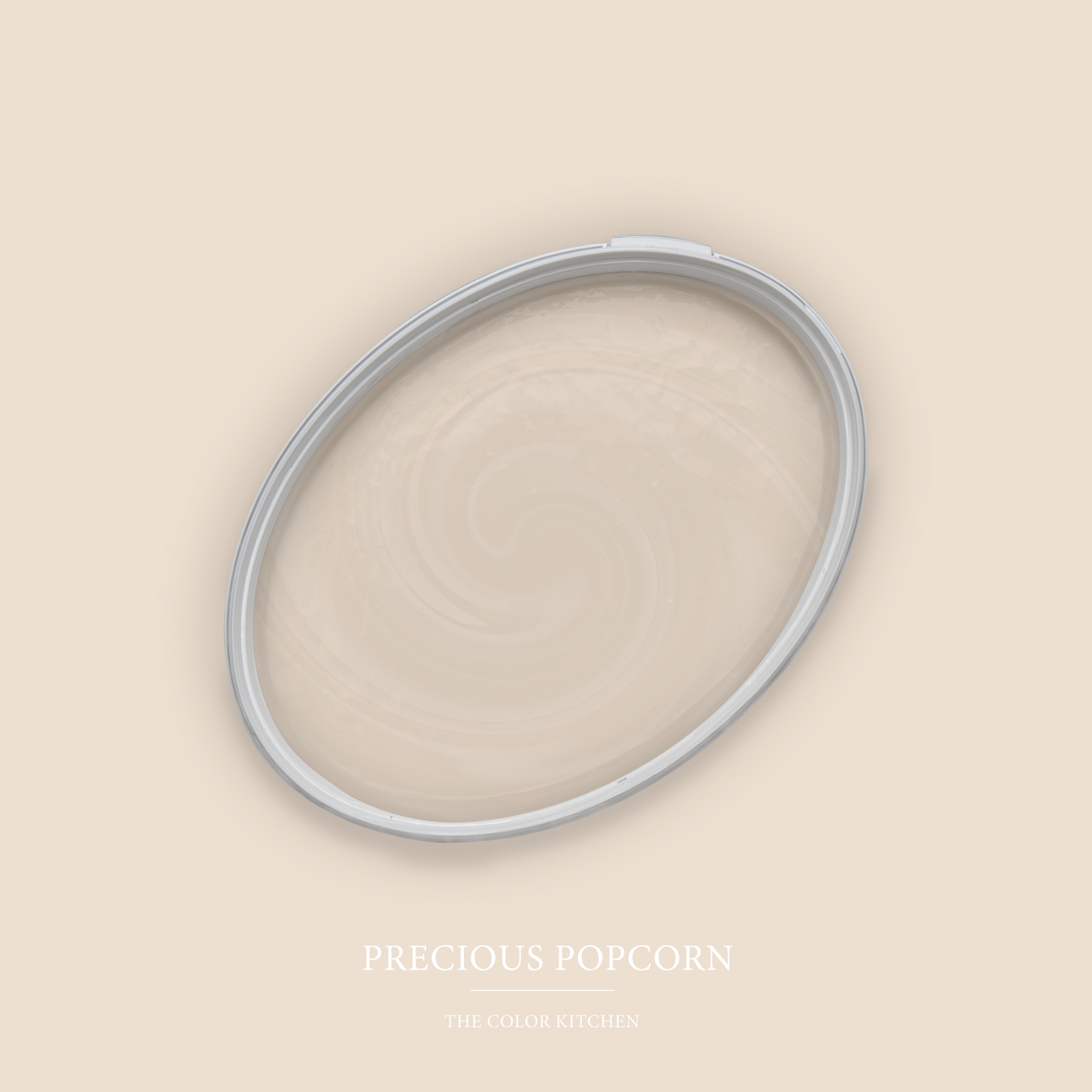 Wandfarbe Beige matt | The Color Kitchen Precious Popcorn | Exklusive Innendispersion Hohe Deckkraft