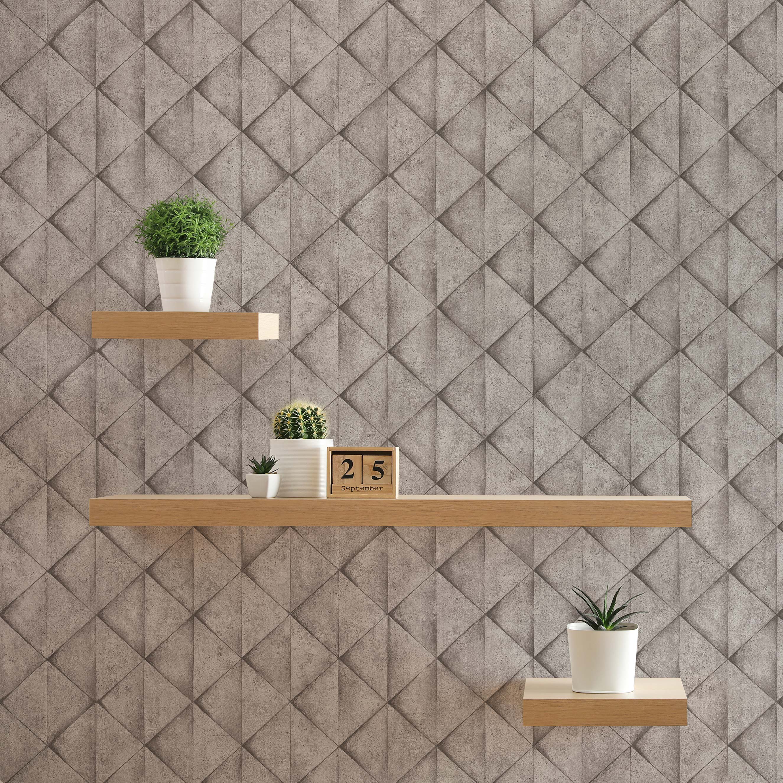 Tapete Beton Dario M1-No.547 | Vliestapete | Grau | Anthrazit | Geometrische Tapete | Modern