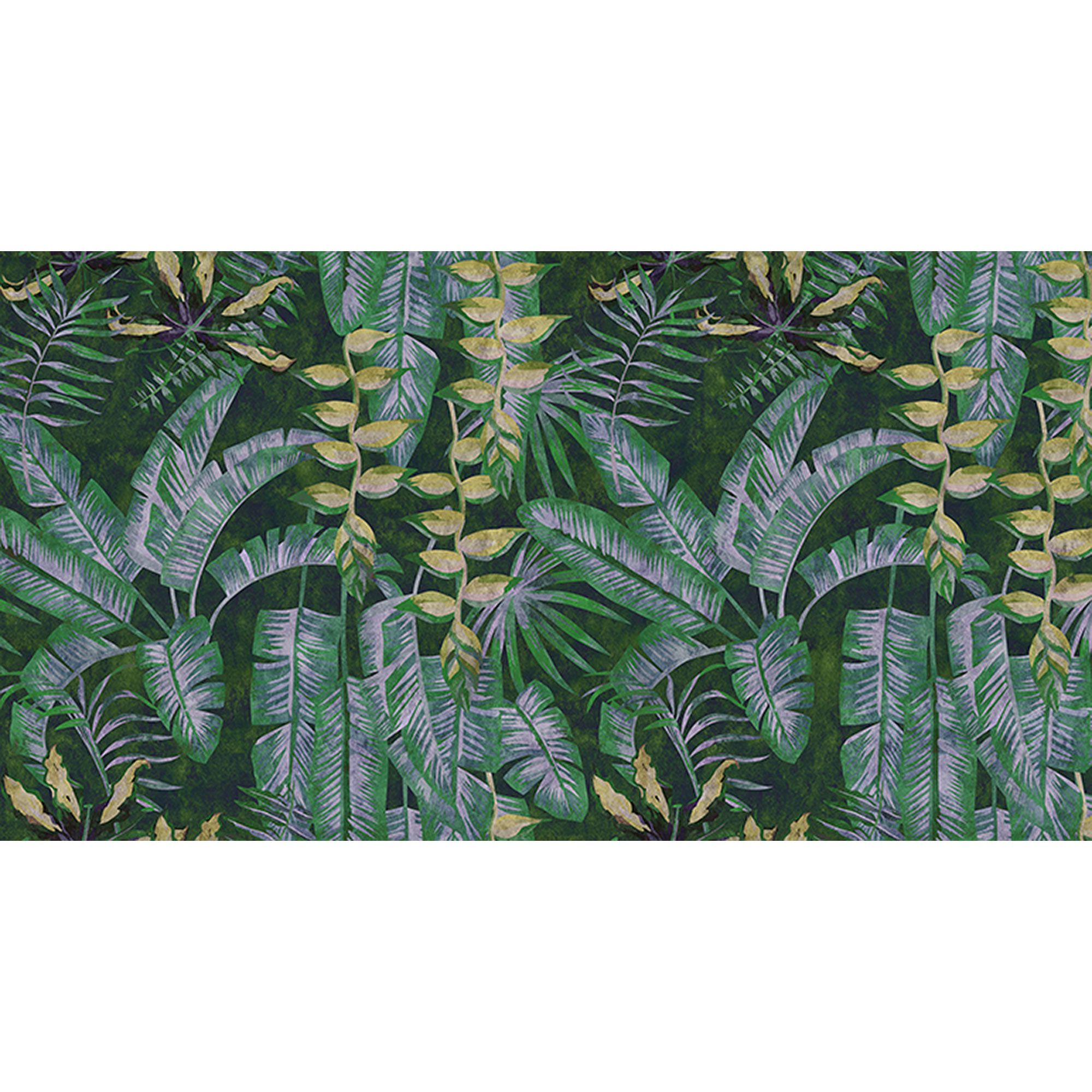 Fototapete Dschungel M1-No.60963 | Digitaldruck | Grün | Gelb | Pflanzen | Floral