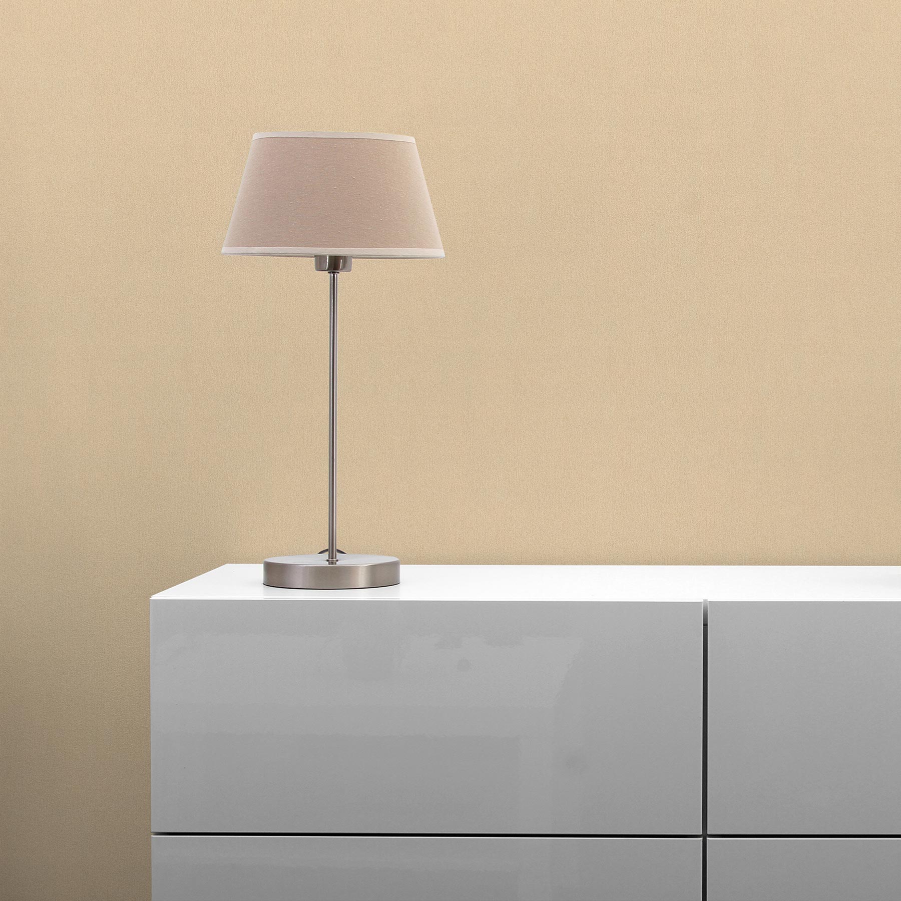 Tapete Uni M1-No.968 | Vliestapete | Beige | Unitapete | Einfarbig
