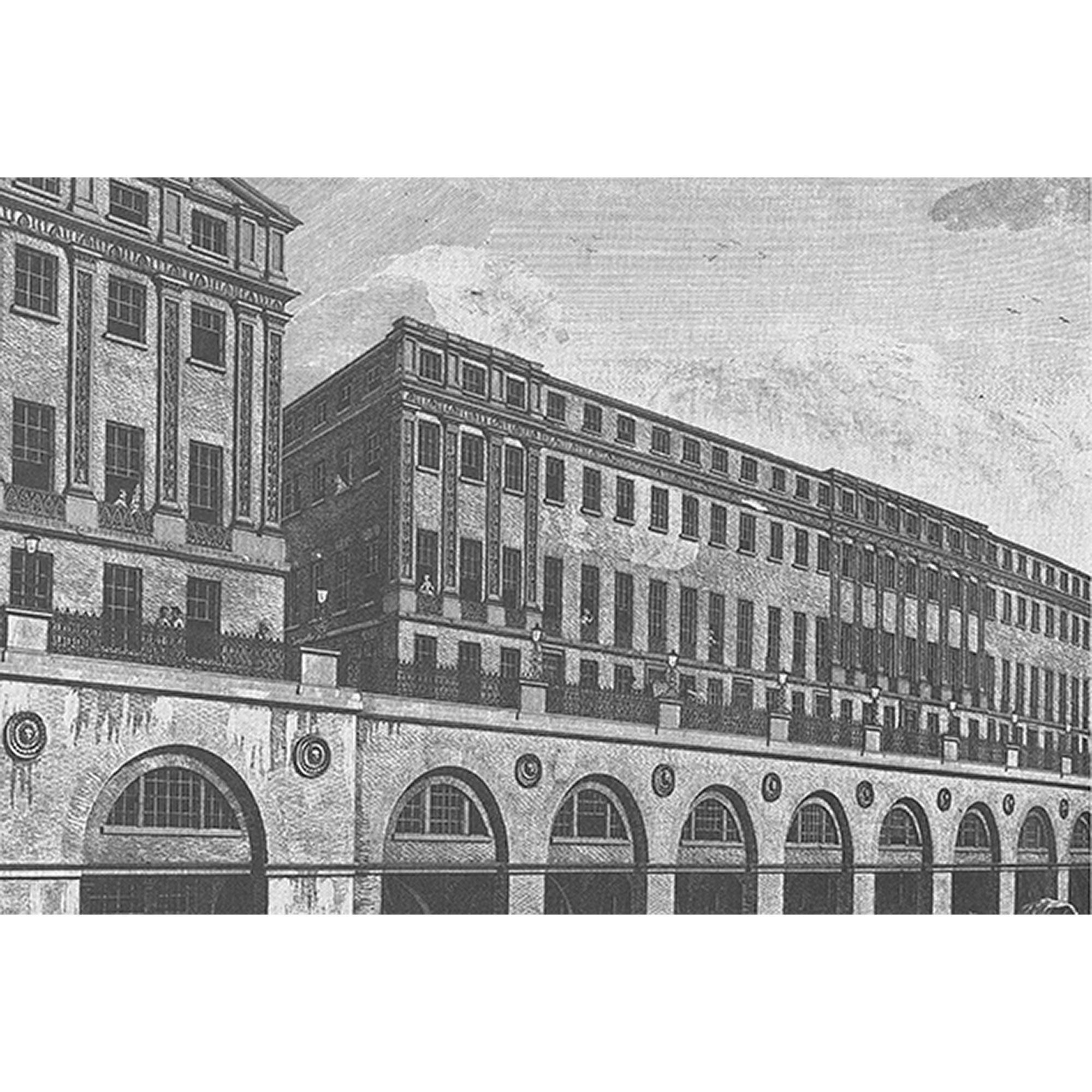 Tadessi Fototapete Architektur M1-No.60006 Digitaldruck Tapete Grau Weiß - Gebäude