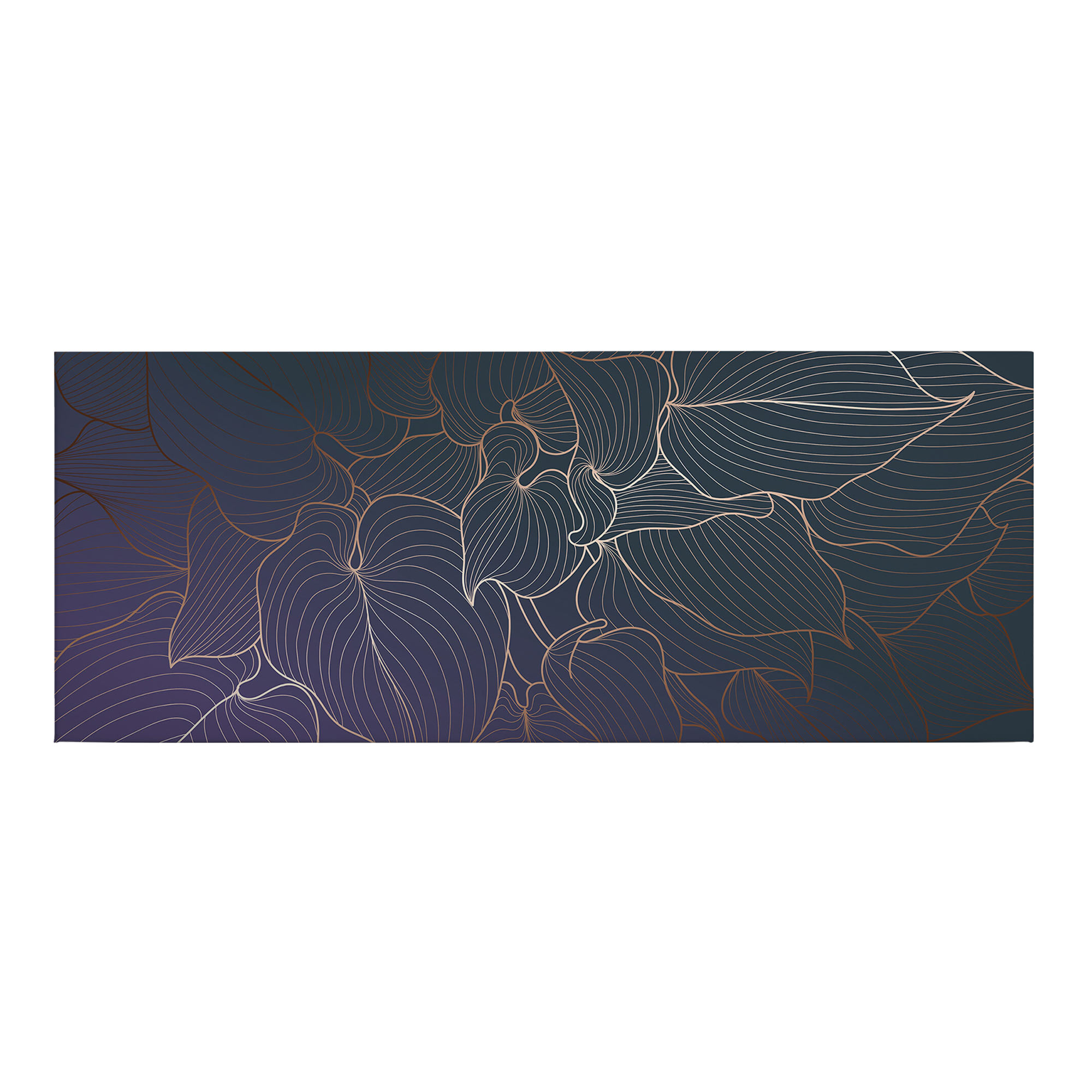 Tadessi Leinwandbild Abstrakt - 40 x 100 cm - M1-No.50486 - Keilrahmen in Grau