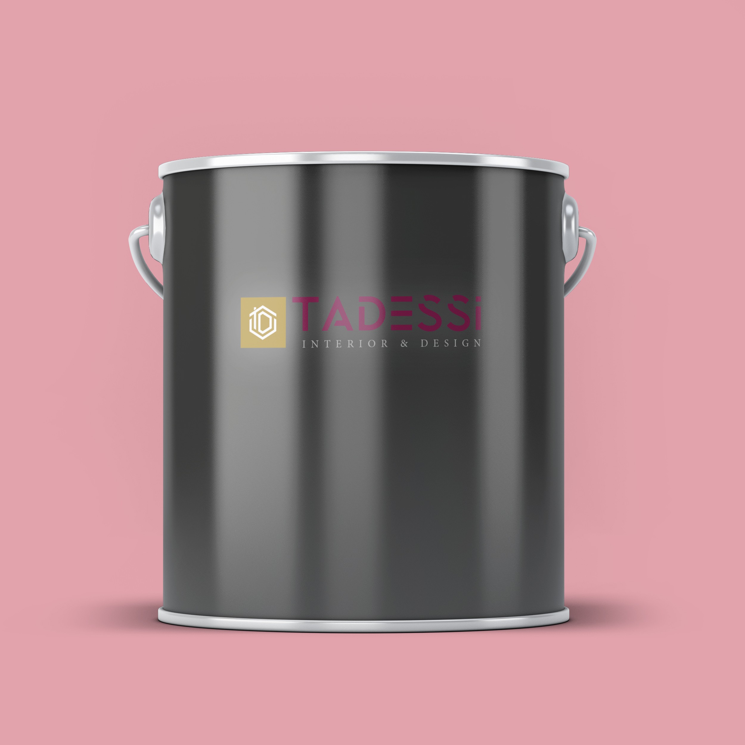 Tadessi Wandfarbe Pink - Pfirsich - Hochwertige Dispersionsfarbe - Intensive Farbkraft