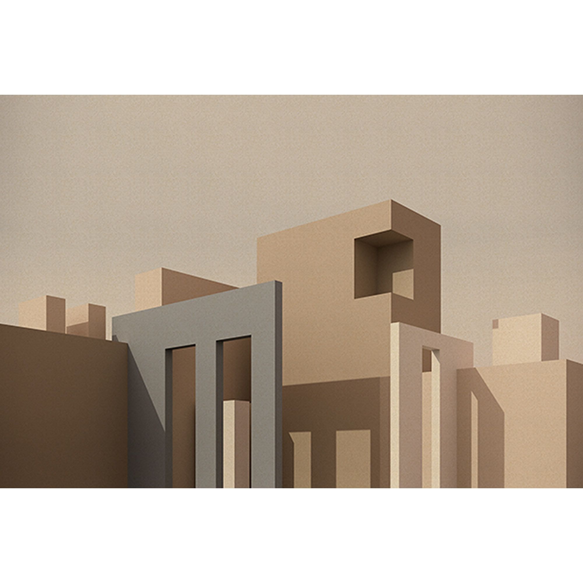 Tadessi Fototapete Abstrakt M1-No.61387 Digitaldruck Tapete Beige Grau - Modern