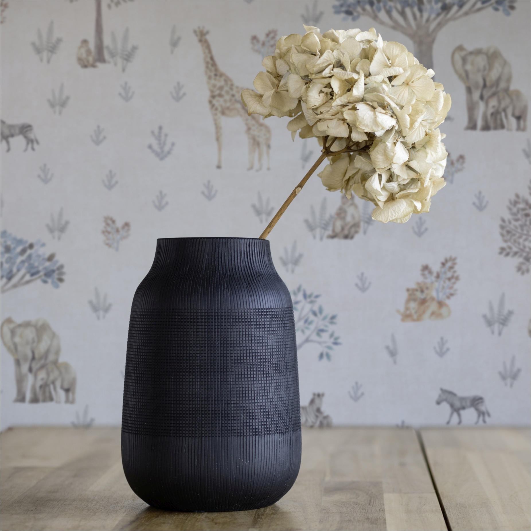 Tapete Tiere M1-No.11922 | Vliestapete Savanne | Beige | Gelb | Kinderzimmer | Wohnzimmer | Küche