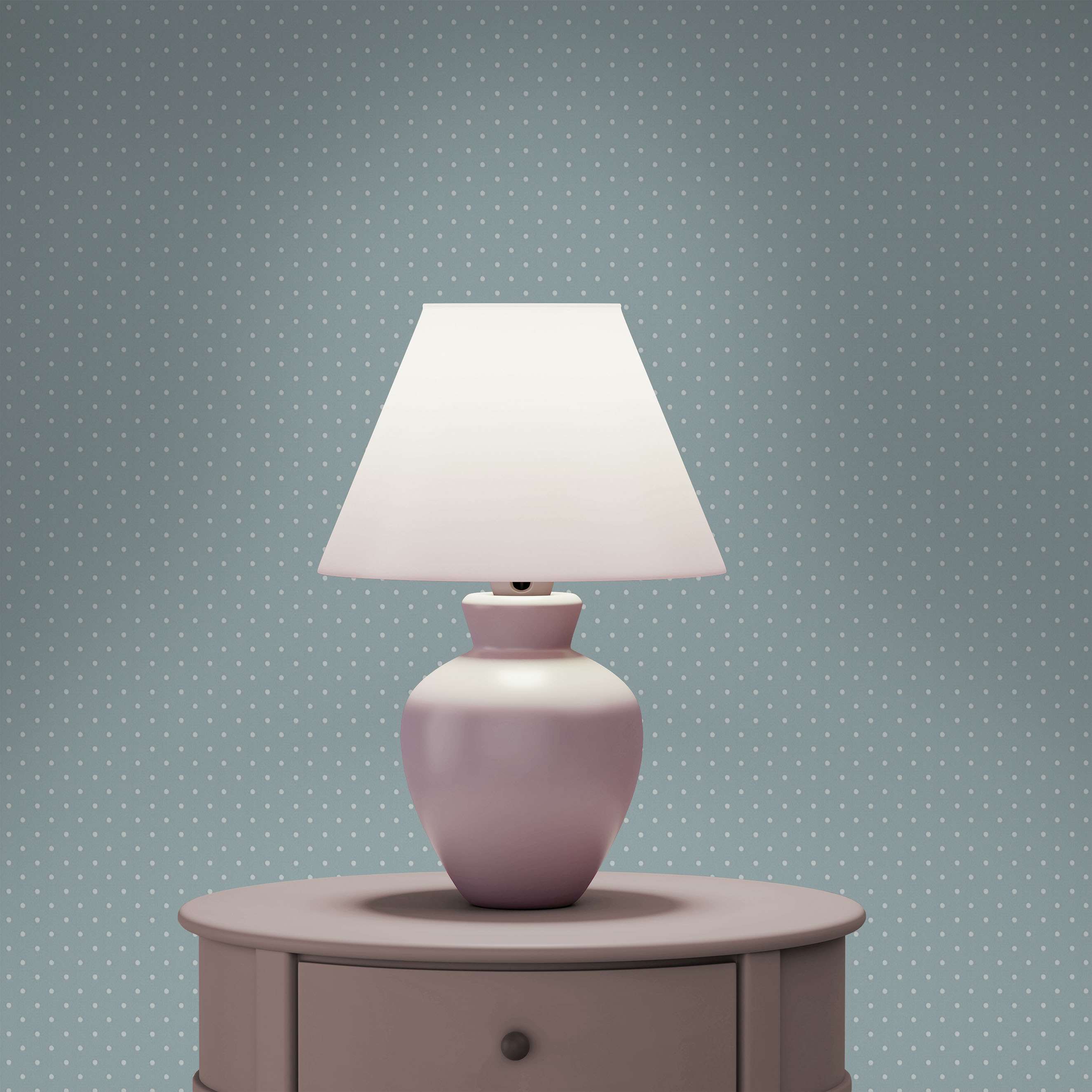 Tapete Pietro Punkte Kreise M1-No.4289 Vlies Blau Weiß Punkte Tadessi 10.05 x 0.53 m