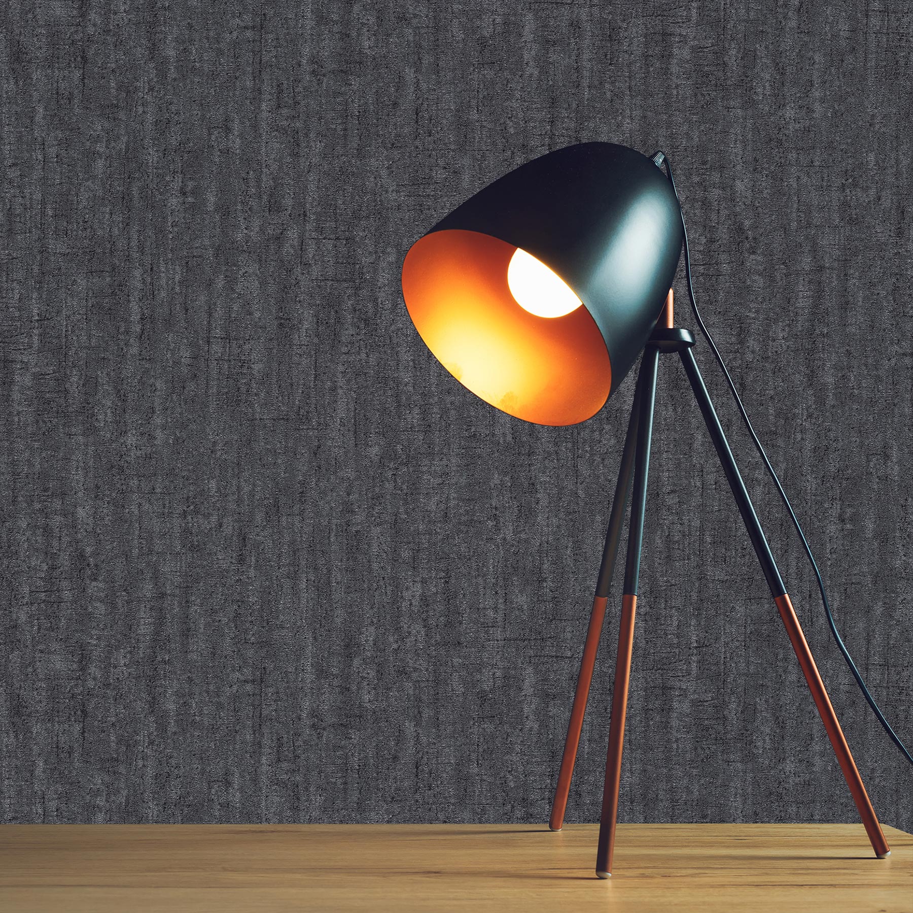 Tapete Vintage M1-No.3403 | Vliestapete | Anthrazit | Vintagetapete | Retro