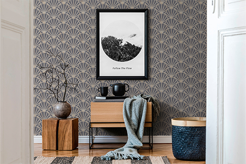 Tapete in Art Deco Stil