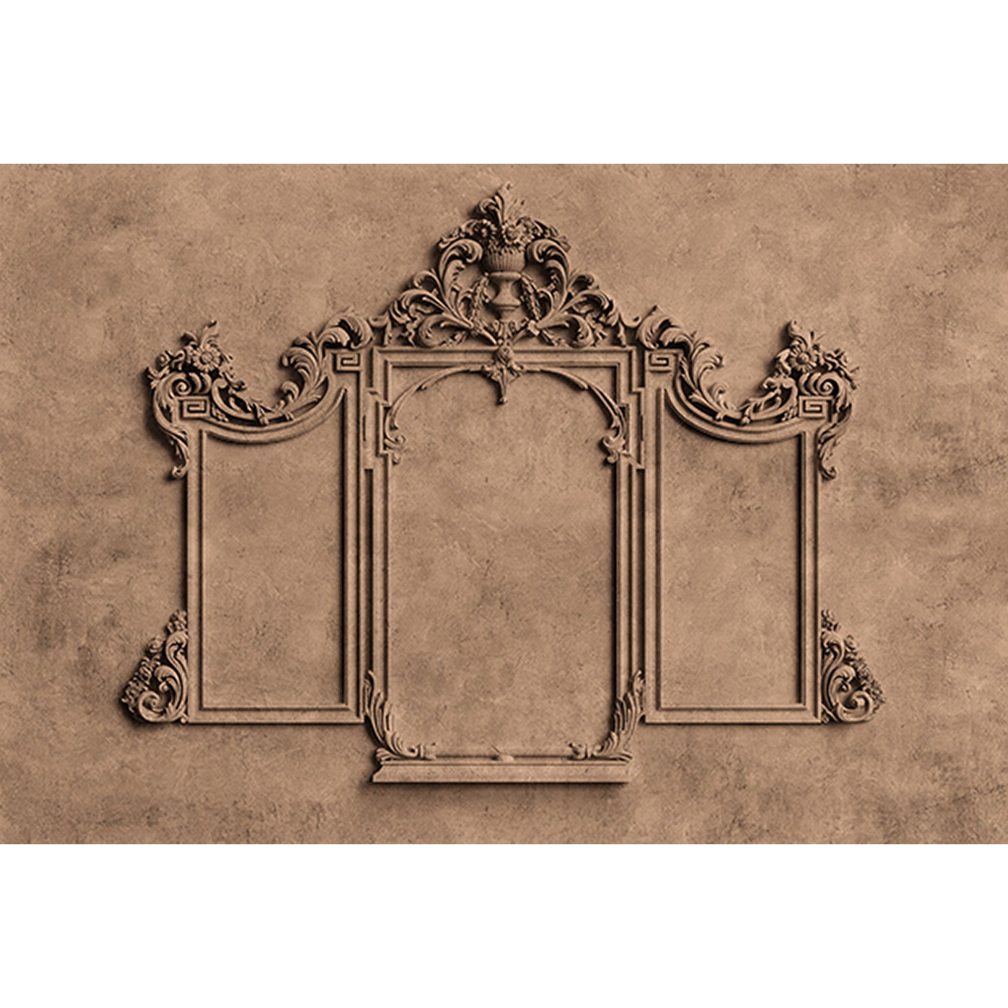 Tadessi Fototapete Vintage M1-No.61355 Digitaldruck Tapete Orange - Stuck