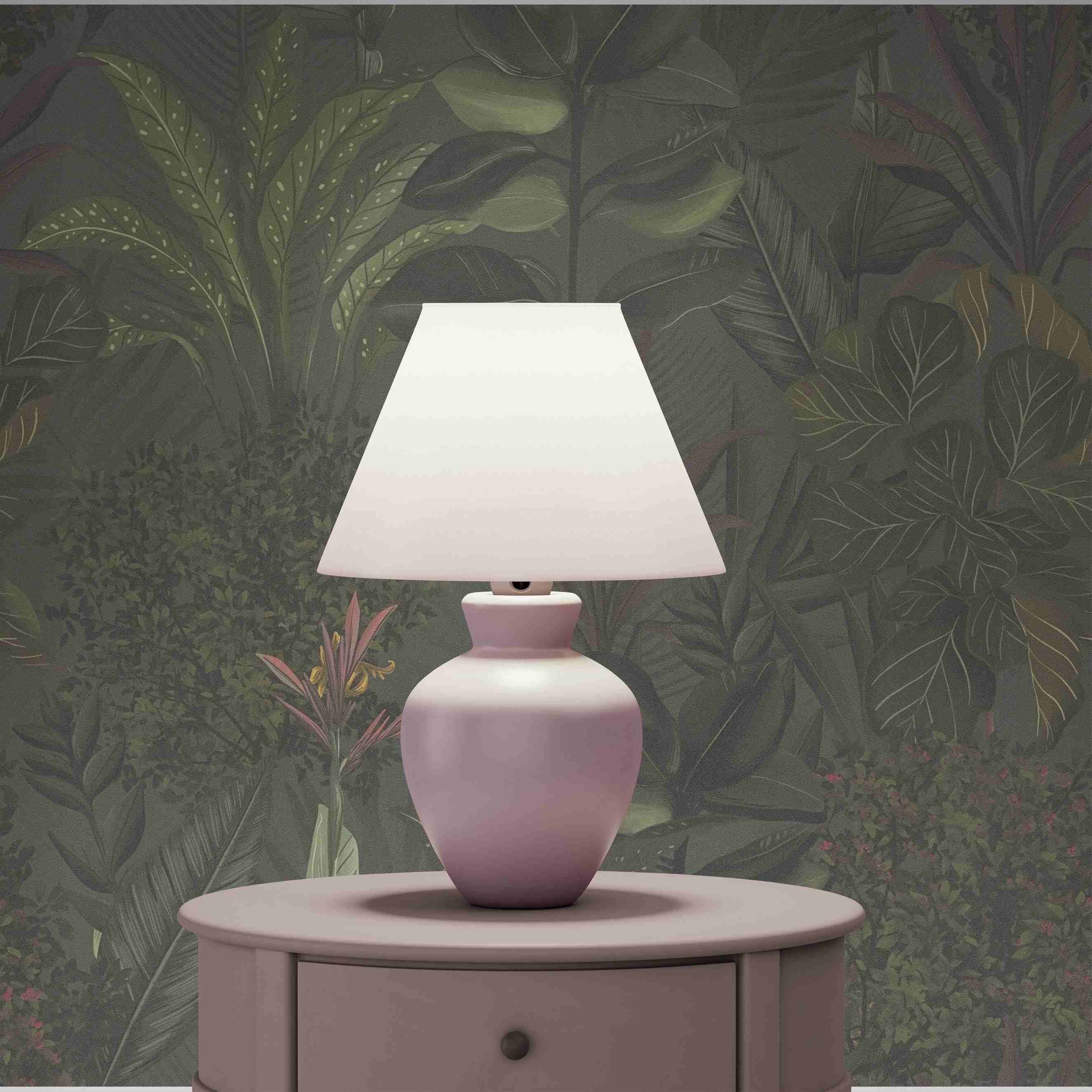 Tapete Camilla Botanical Dschungel M1-No.4516 Vlies Grün Rot  Tadessi 10.05 x 0.53 m