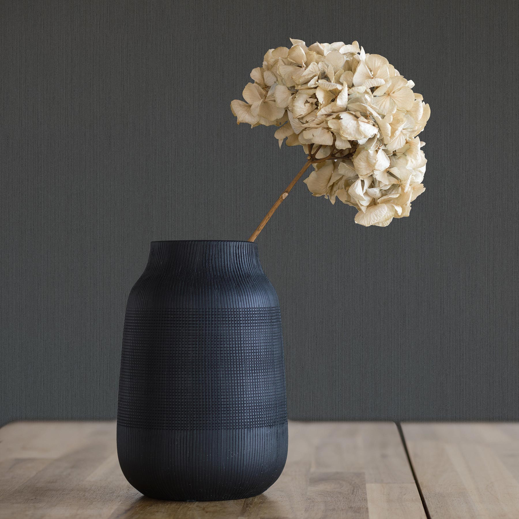 Tapete Uni M1-No.3894 Vliestapete Anthrazit Tapete Einfarbig Unitapete