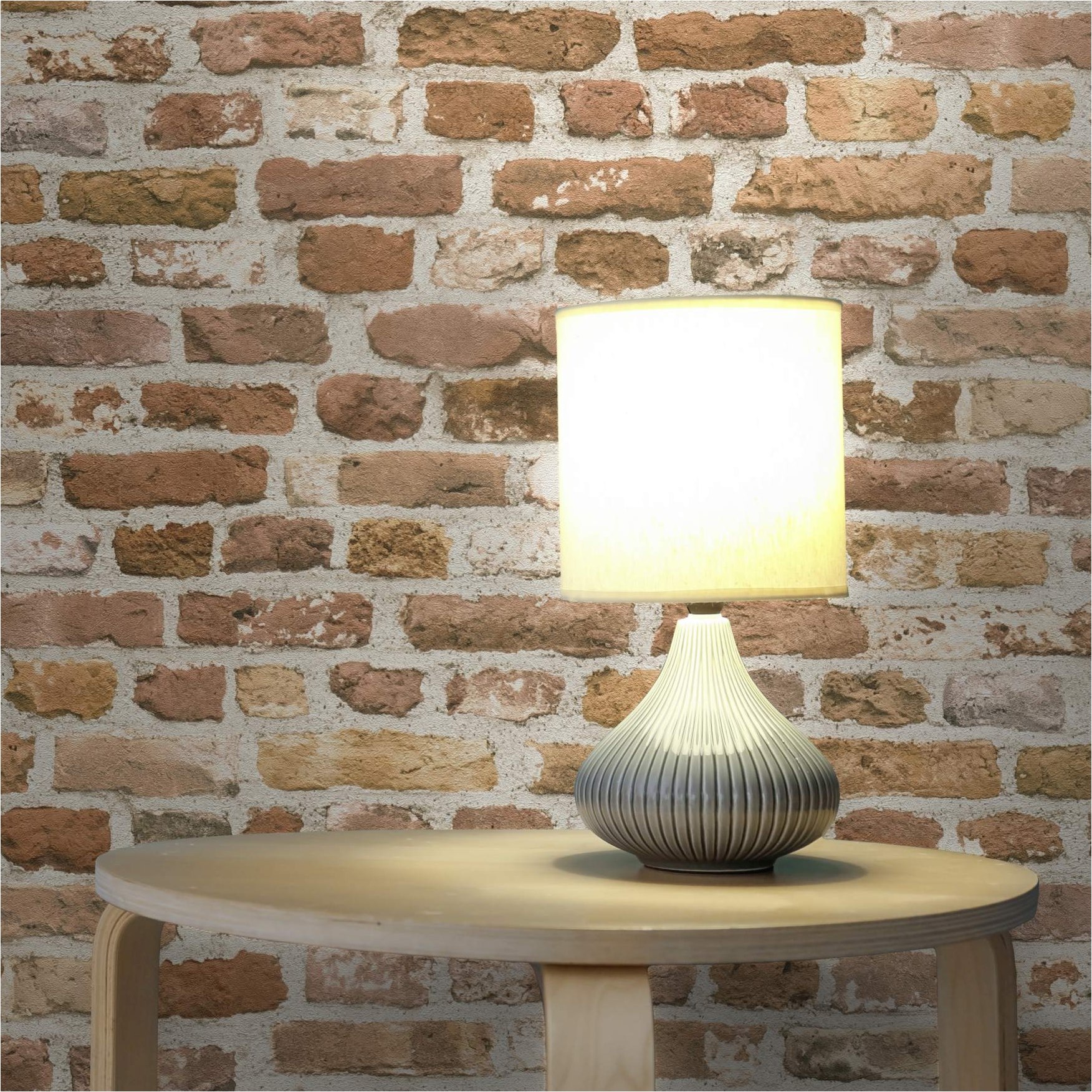 Tapete Steine M1-No.11564 | Vliestapete Stein-Optik | Rot | orange | Backstein | Wohnzimmer