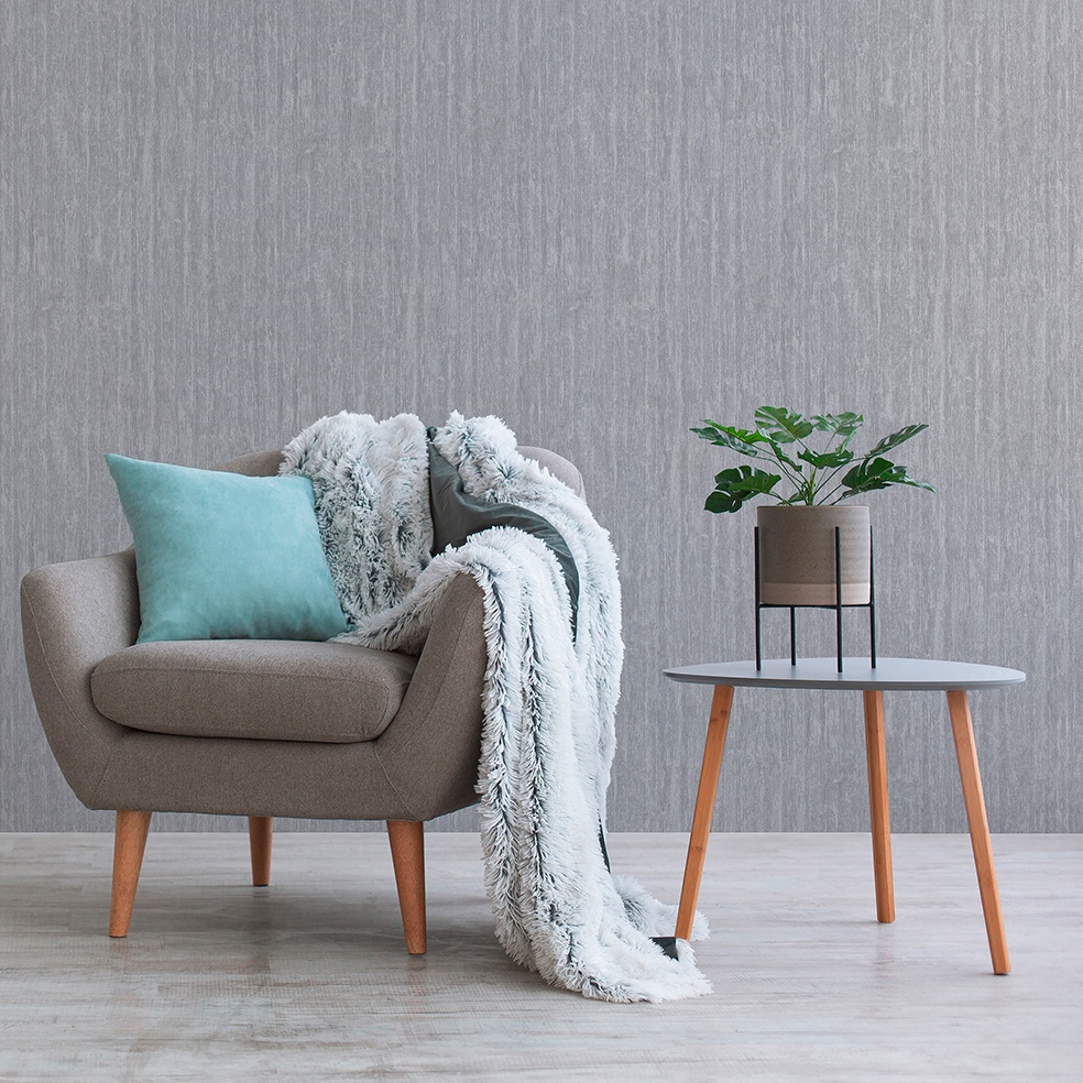 Tapete Vittoria Holz M1-No.11098 Vlies Grau Silber Tadessi 10.05 m x 0.53 m