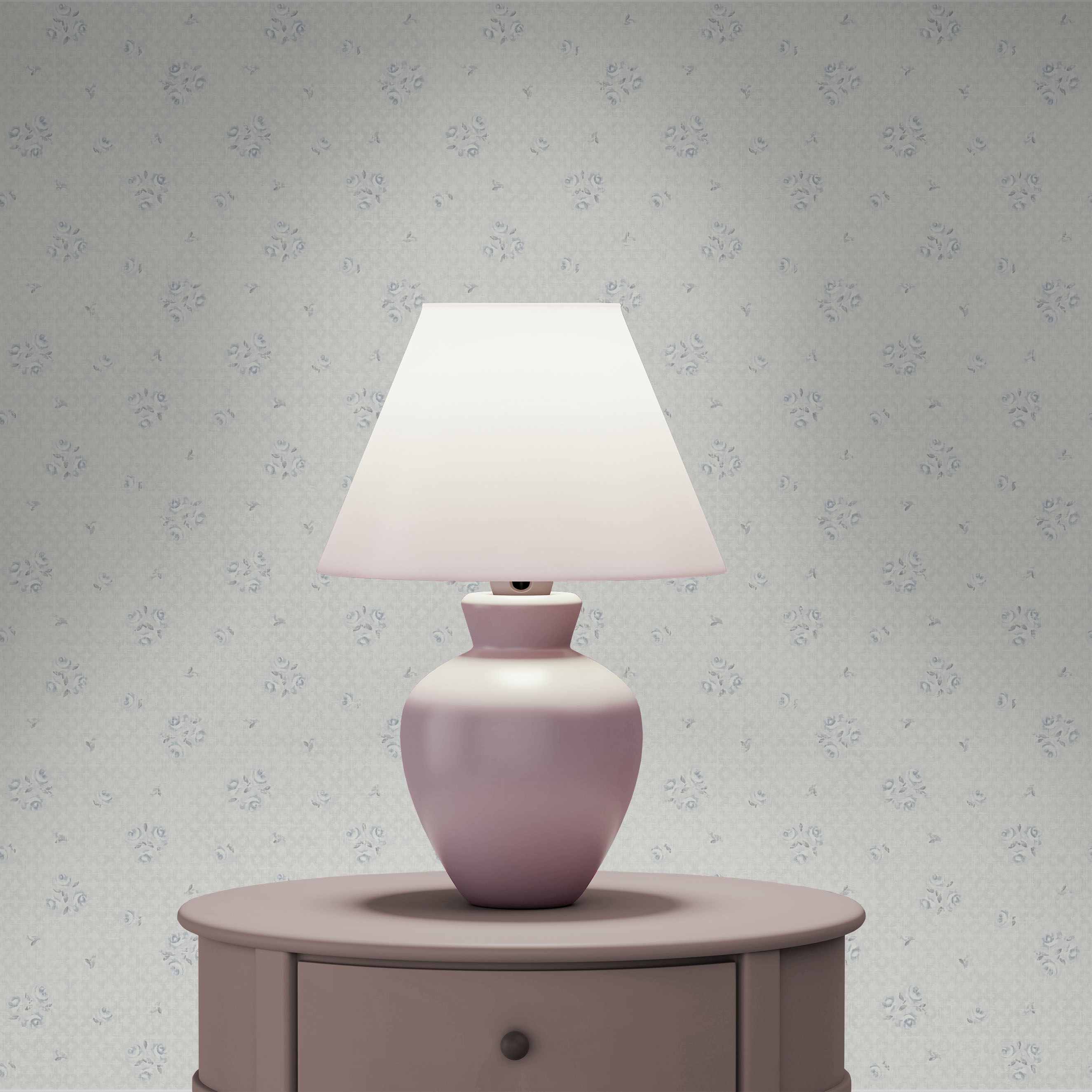 Tapete Pino Blumen M1-No.4277 Vlies Grau Blau Blümchen Tadessi 10.05 x 0.53 m