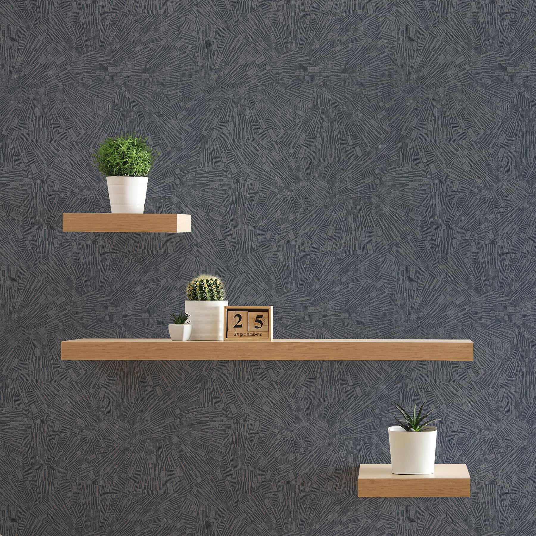 Tapete 3D Optik Arianna M1-No.3397 Vliestapete Blau Grafik Modern