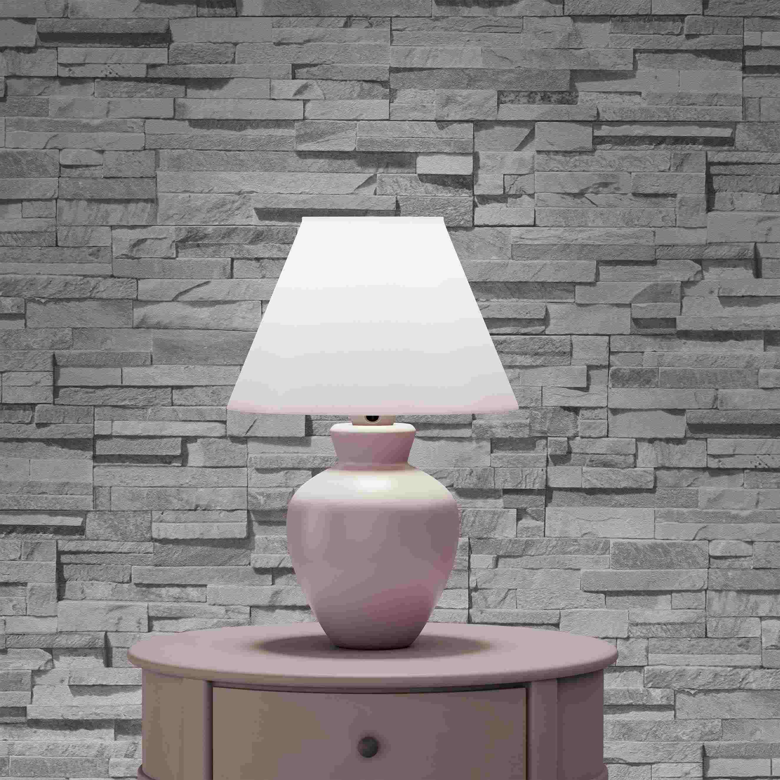 Tapete Fabio Stein M1-No.4321 | Vlies | Grau | Beige | Steinoptik | Tadessi | 10.05 x 0.53 m